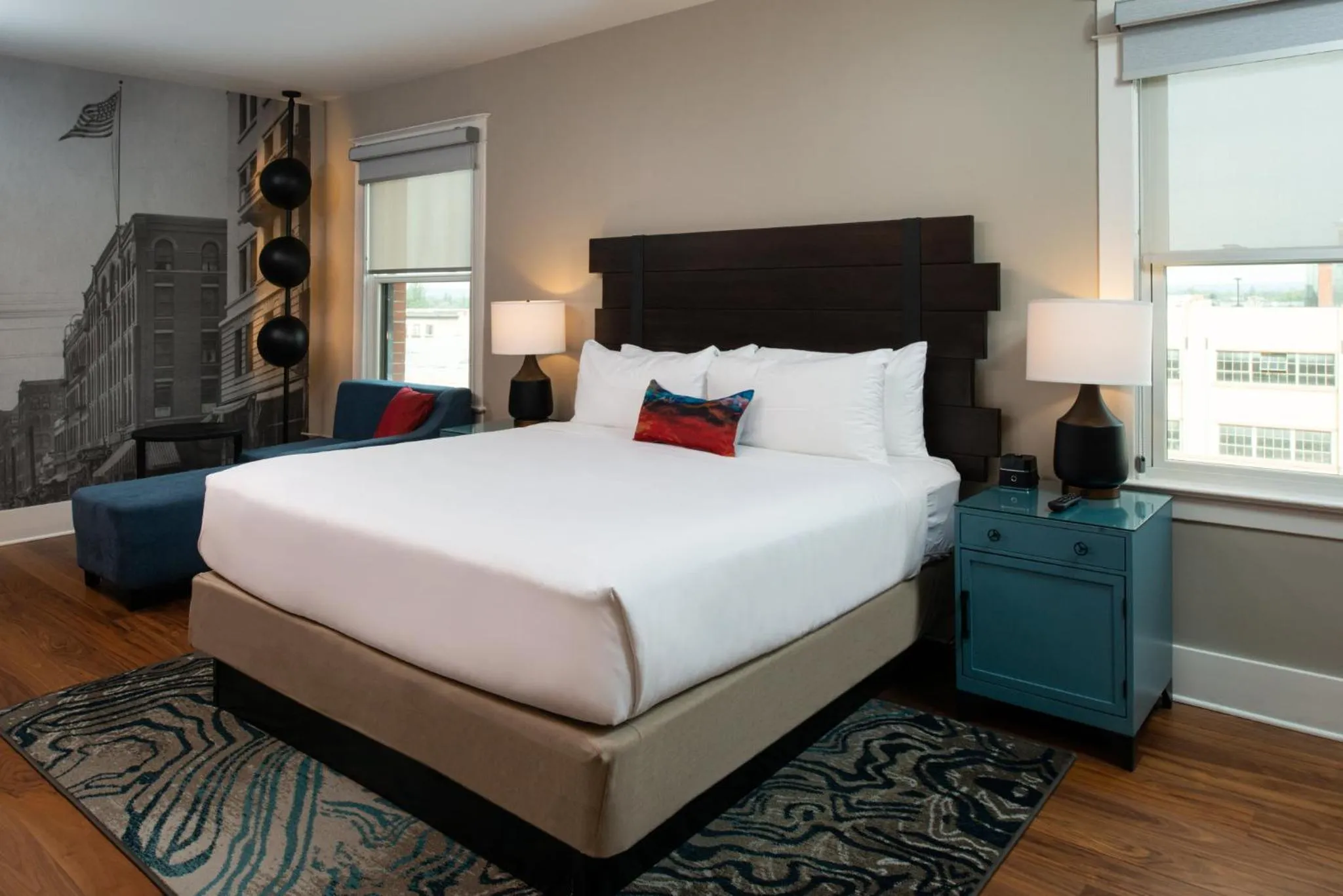 Photo of the whole room, Bed in Hotel Indigo Spokane Downtown by IHG