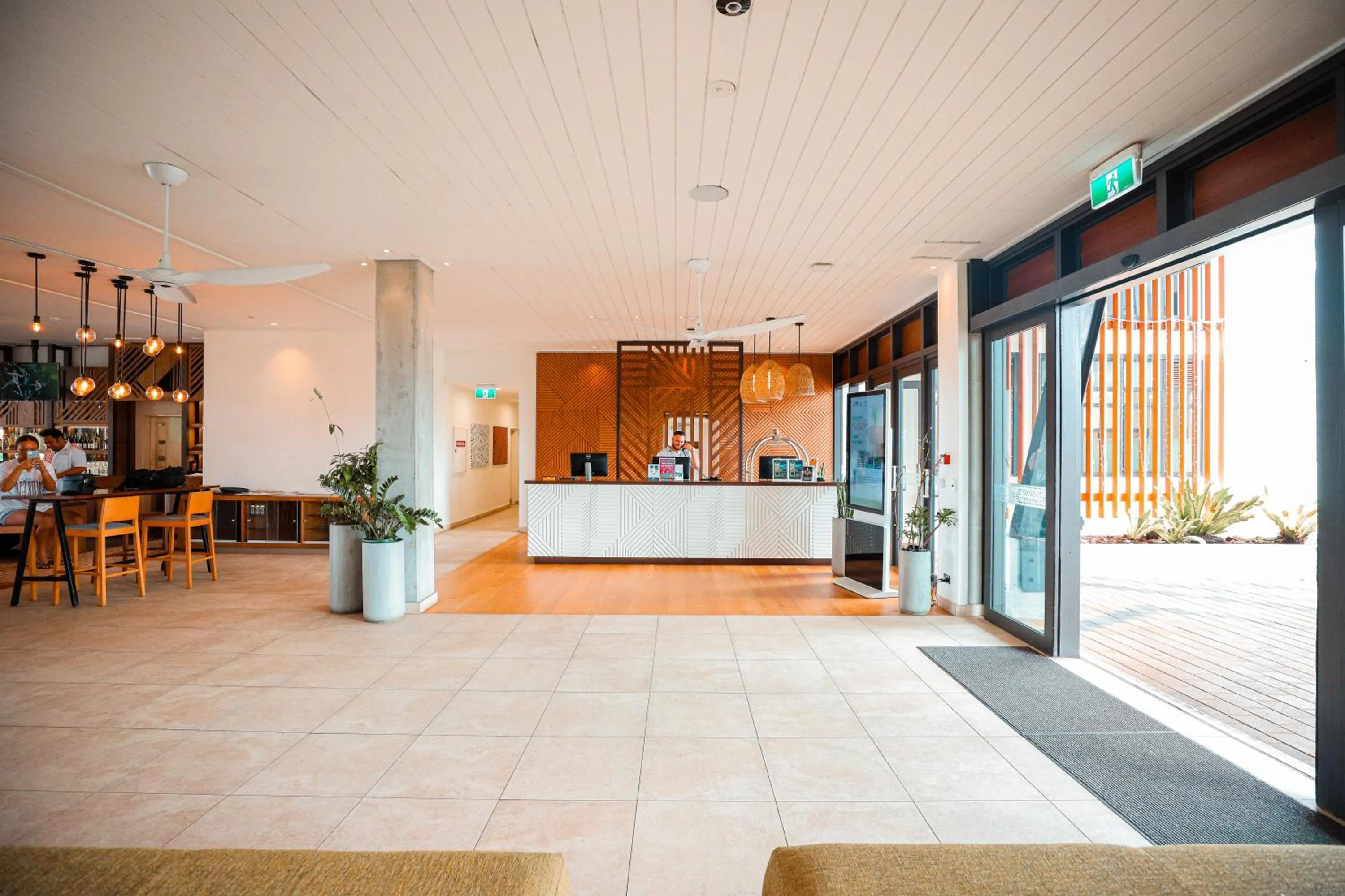 Communal lounge/ TV room in Lava Hotel