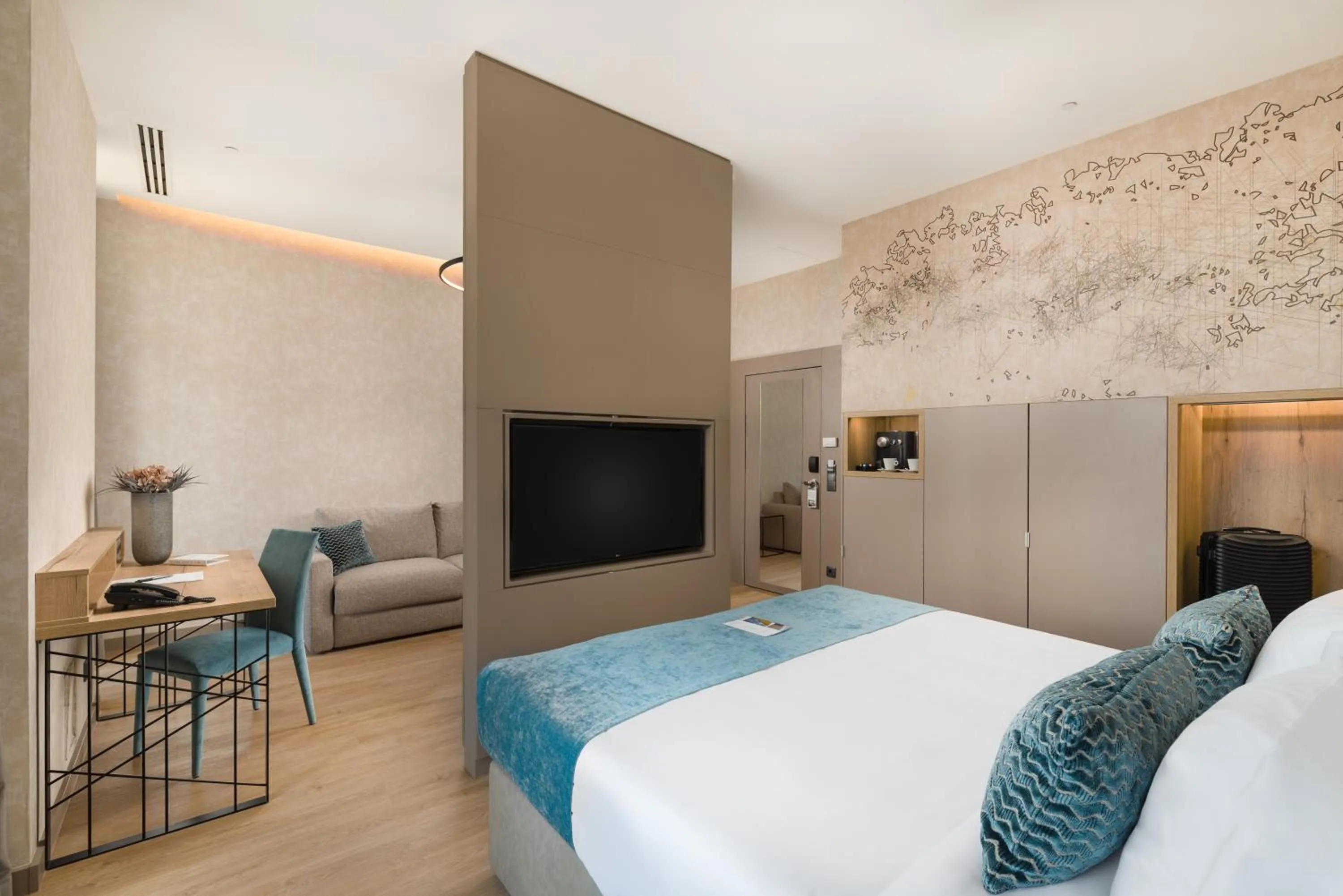 Bedroom, Bed in Hotel Vision Budapest by Continental Group