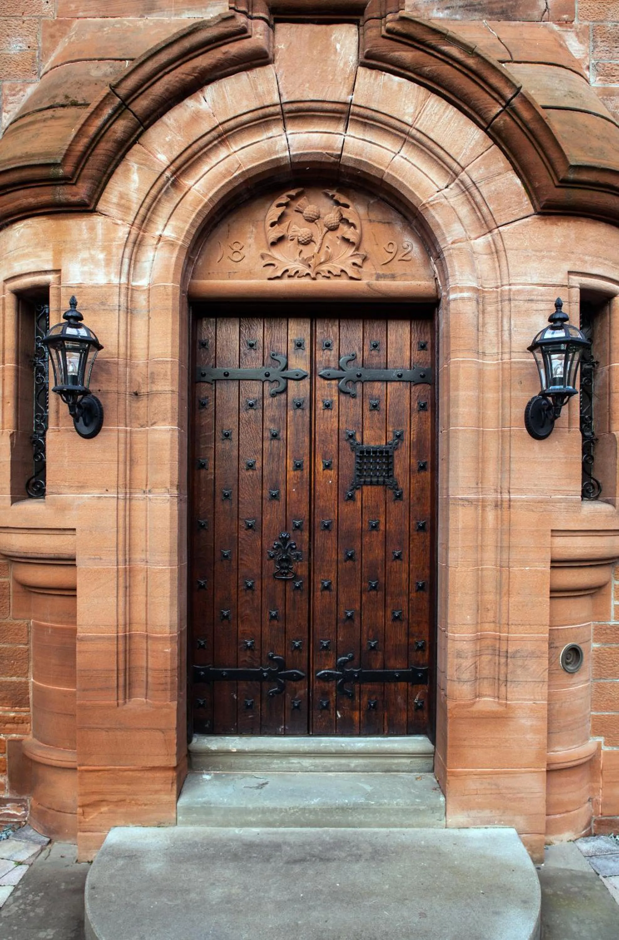 Facade/entrance in Fonab Castle Hotel