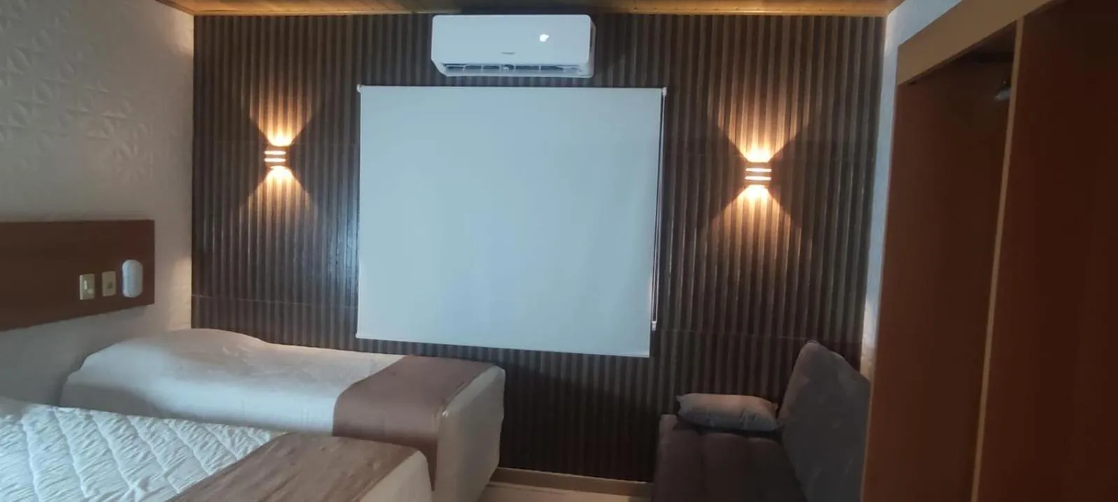 Bed in Pousada Costa Doce