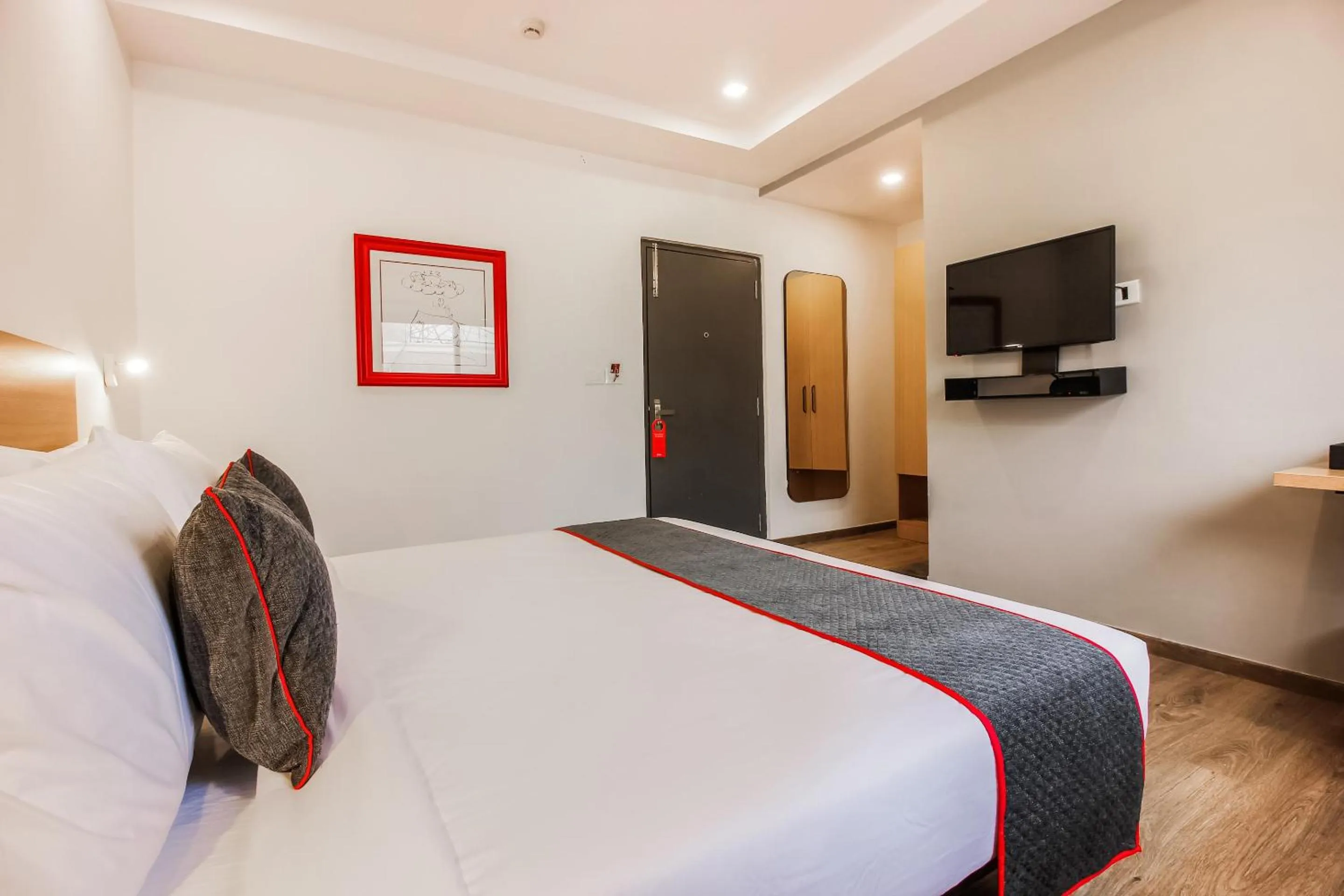 Bedroom, Bed in Super Townhouse 359 Begumpet Near Hyderabad Central