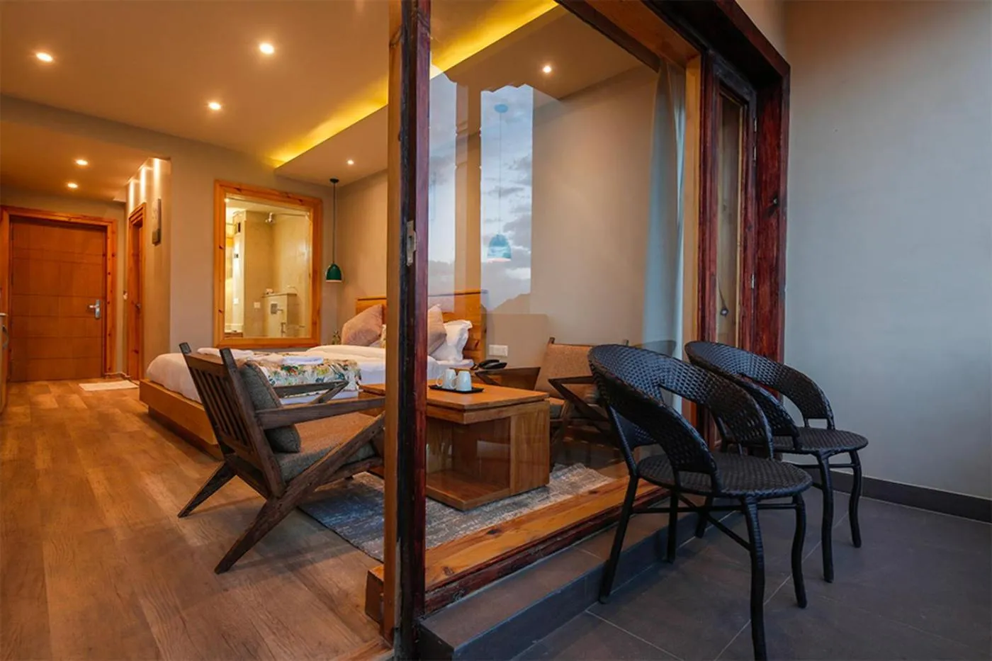 Balcony/Terrace in The Bodhi Tree Ladakh