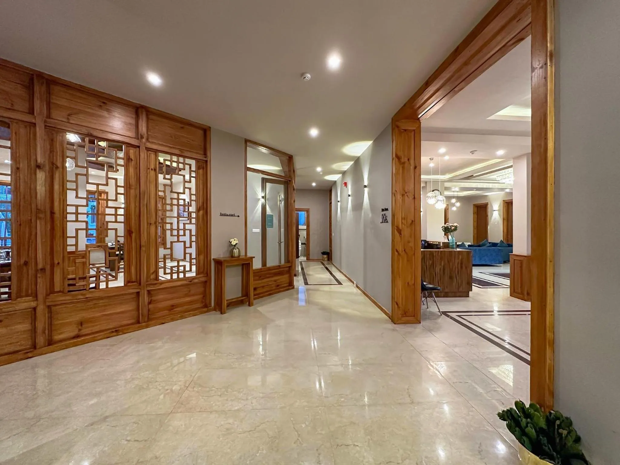 Lobby or reception in The Bodhi Tree Ladakh