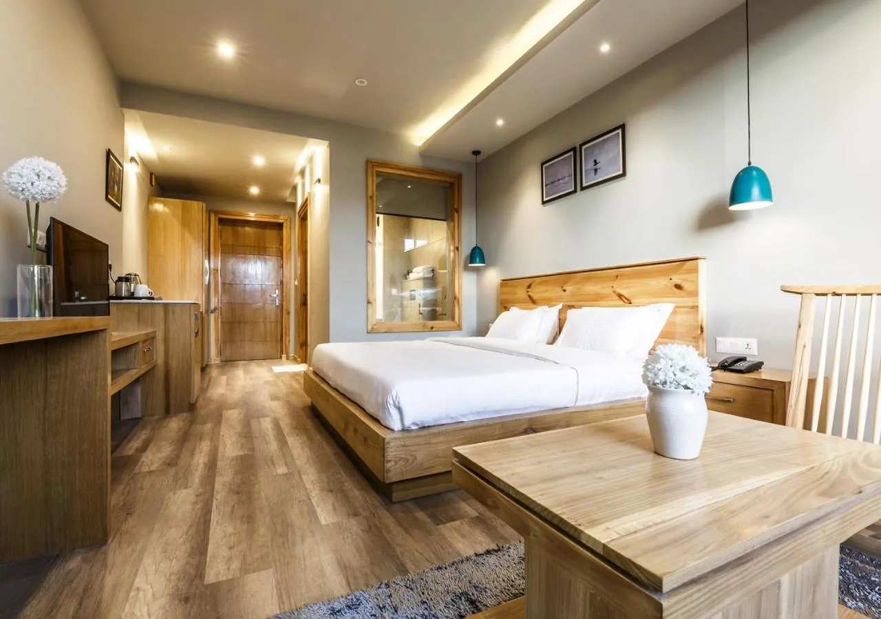Photo of the whole room, Bed in The Bodhi Tree Ladakh