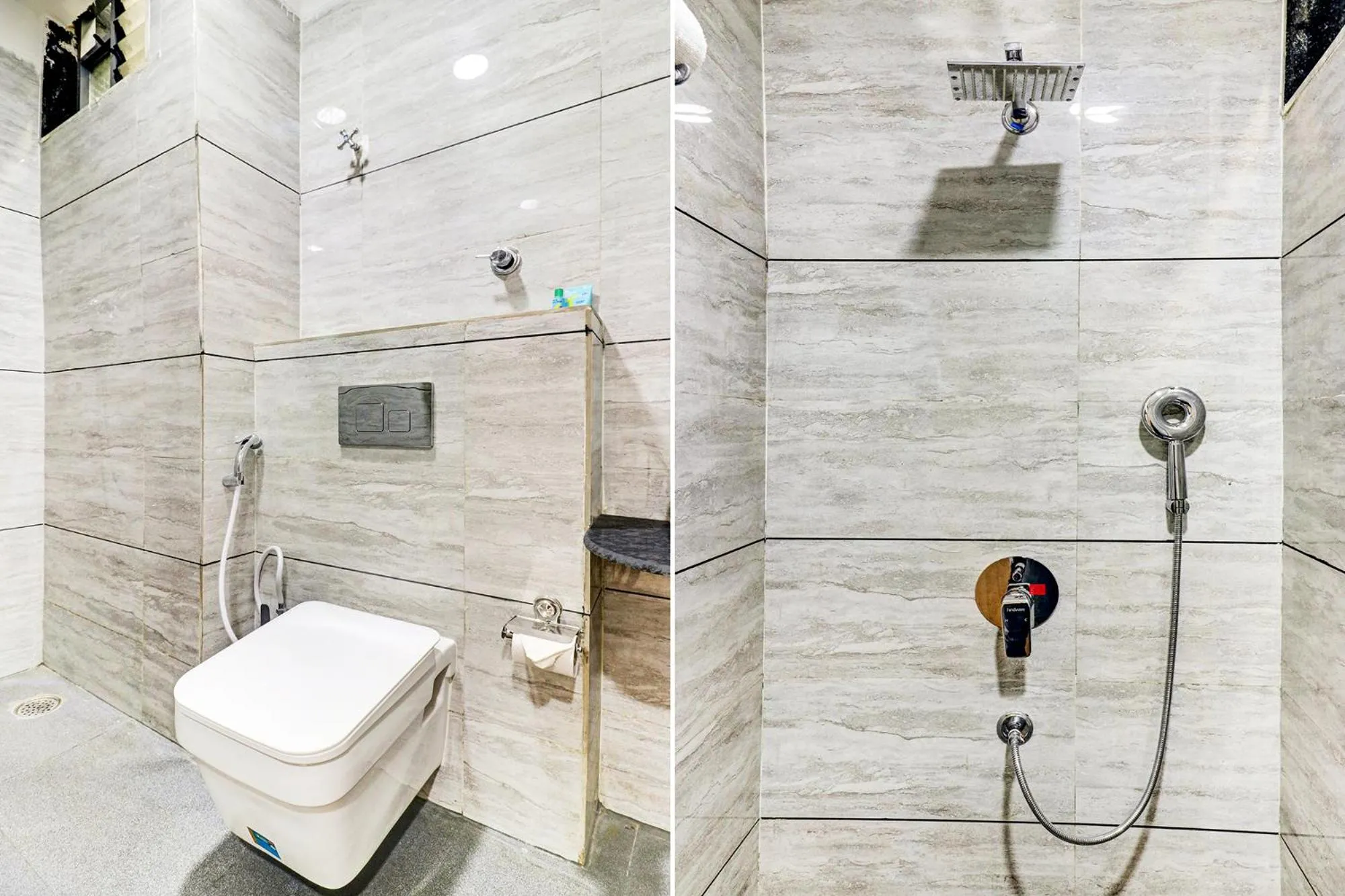 Bathroom in FabHotel Meera Palace