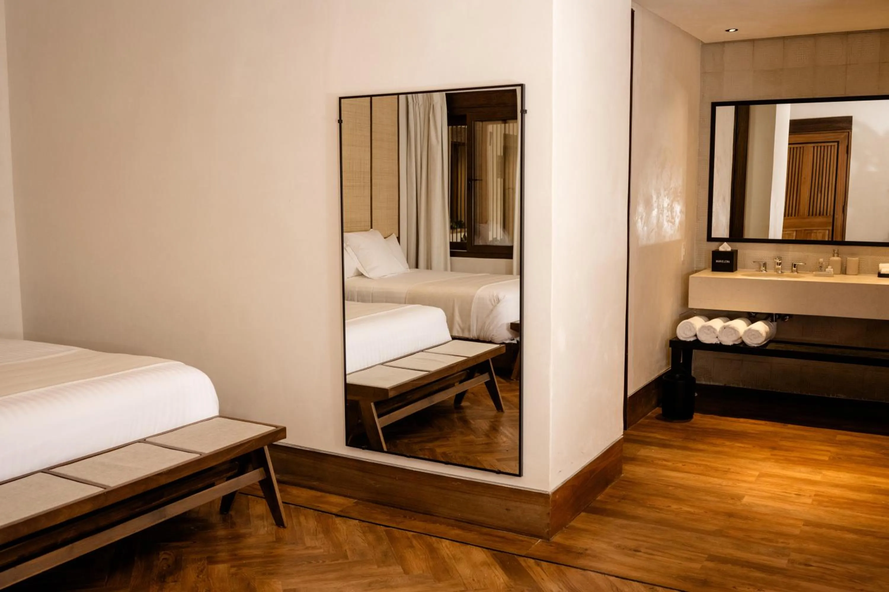 Bed in Hotel Marielena