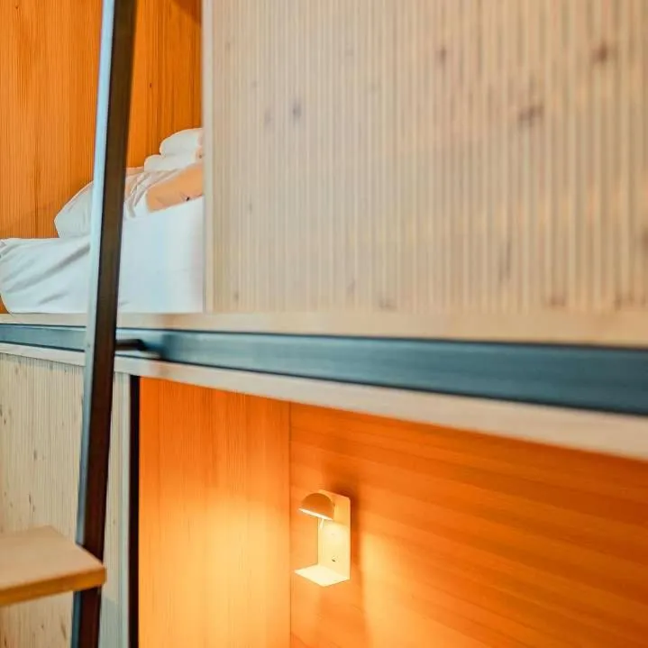 Decorative detail, Bed in Silo Design & Boutique Hostel Basel