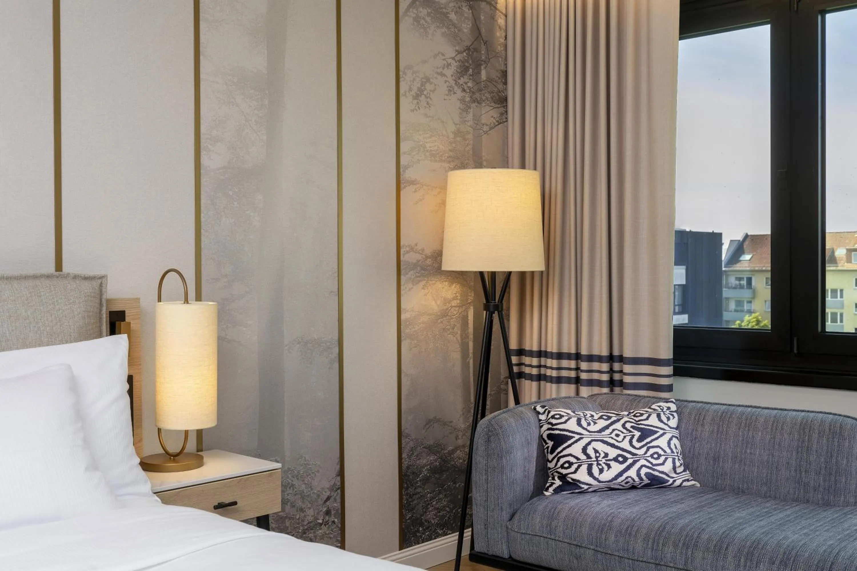 Bed in DoubleTree by Hilton Berlin Ku'damm