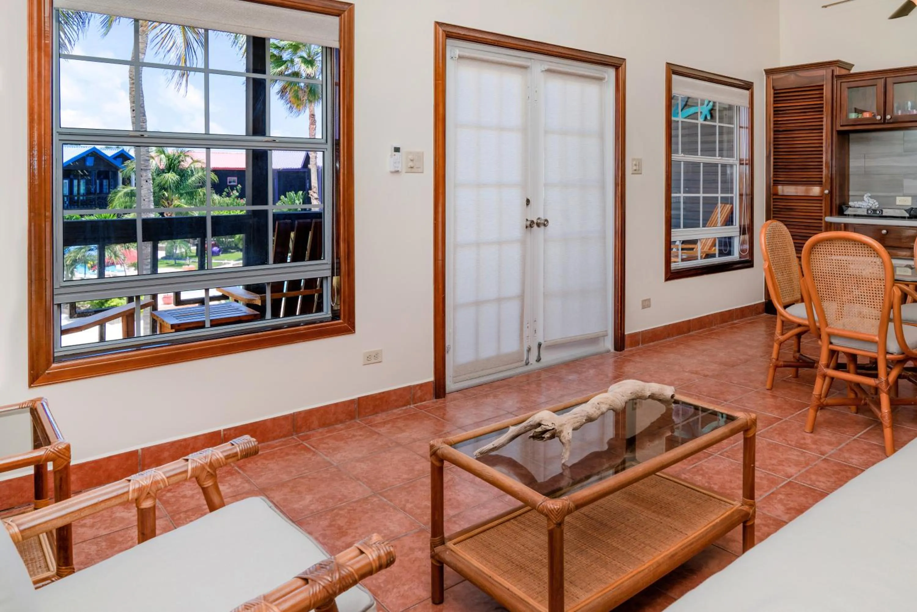 Living room in X'tan Ha- The Waterfront