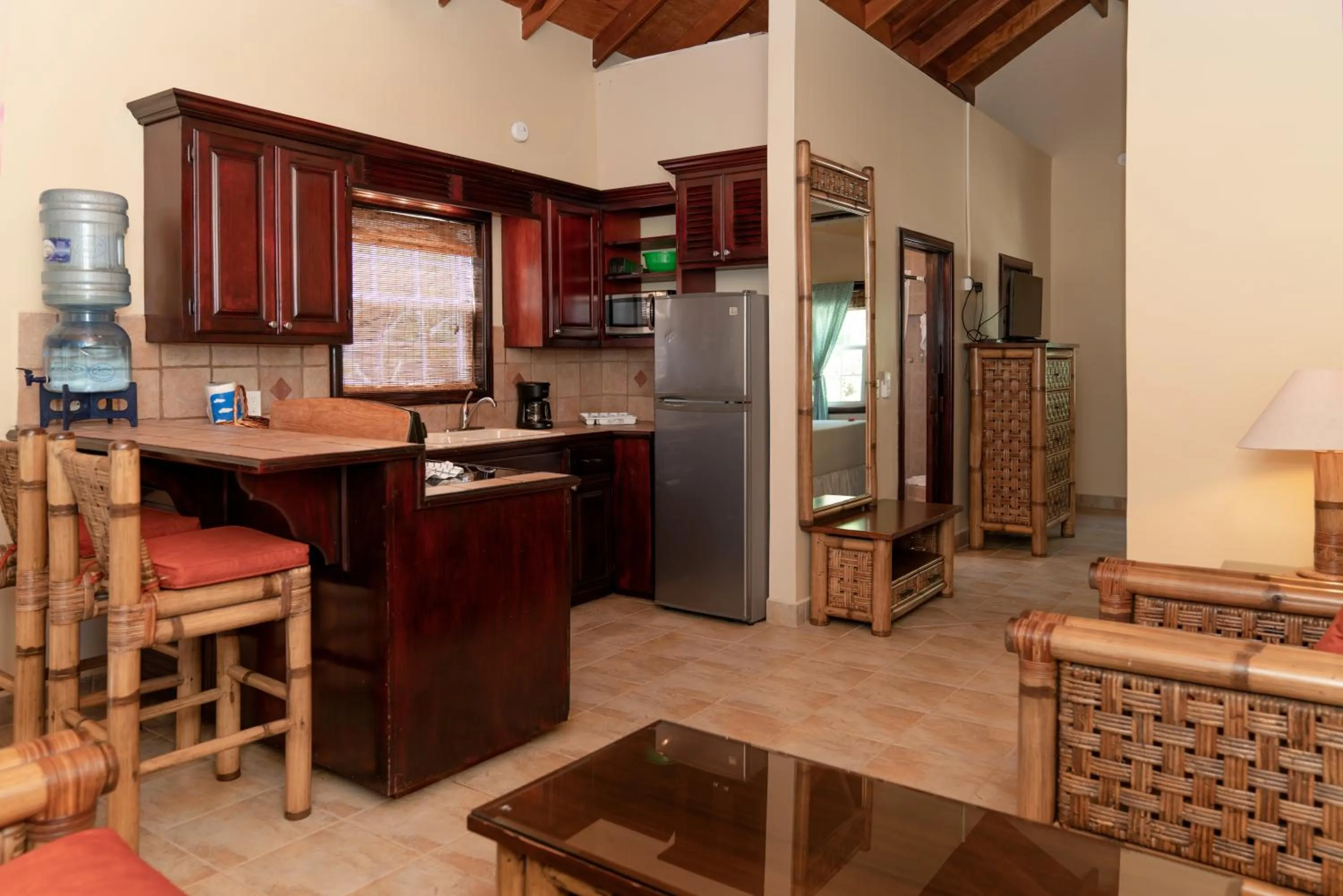 Living room in X'tan Ha- The Waterfront