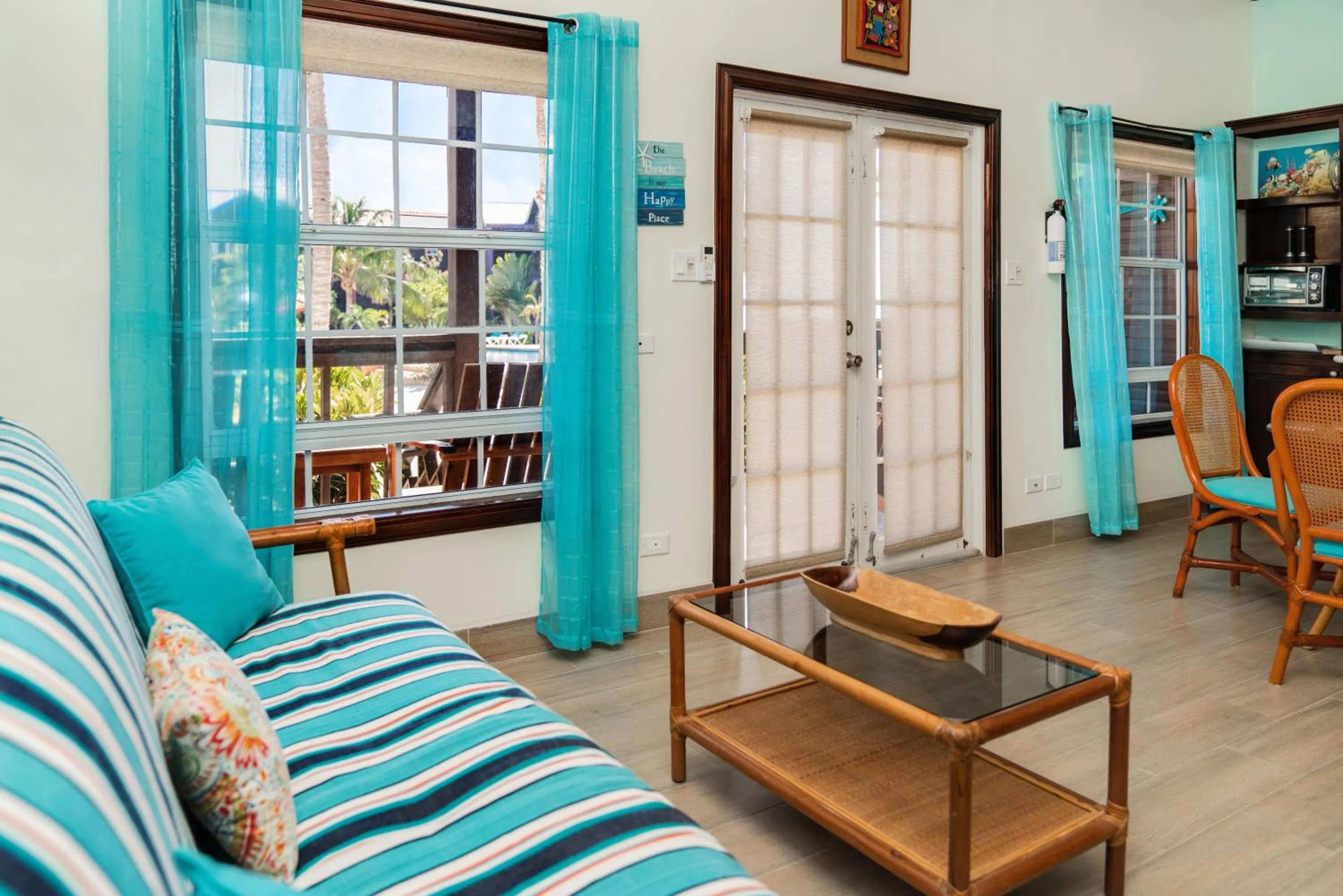 Living room in X'tan Ha- The Waterfront