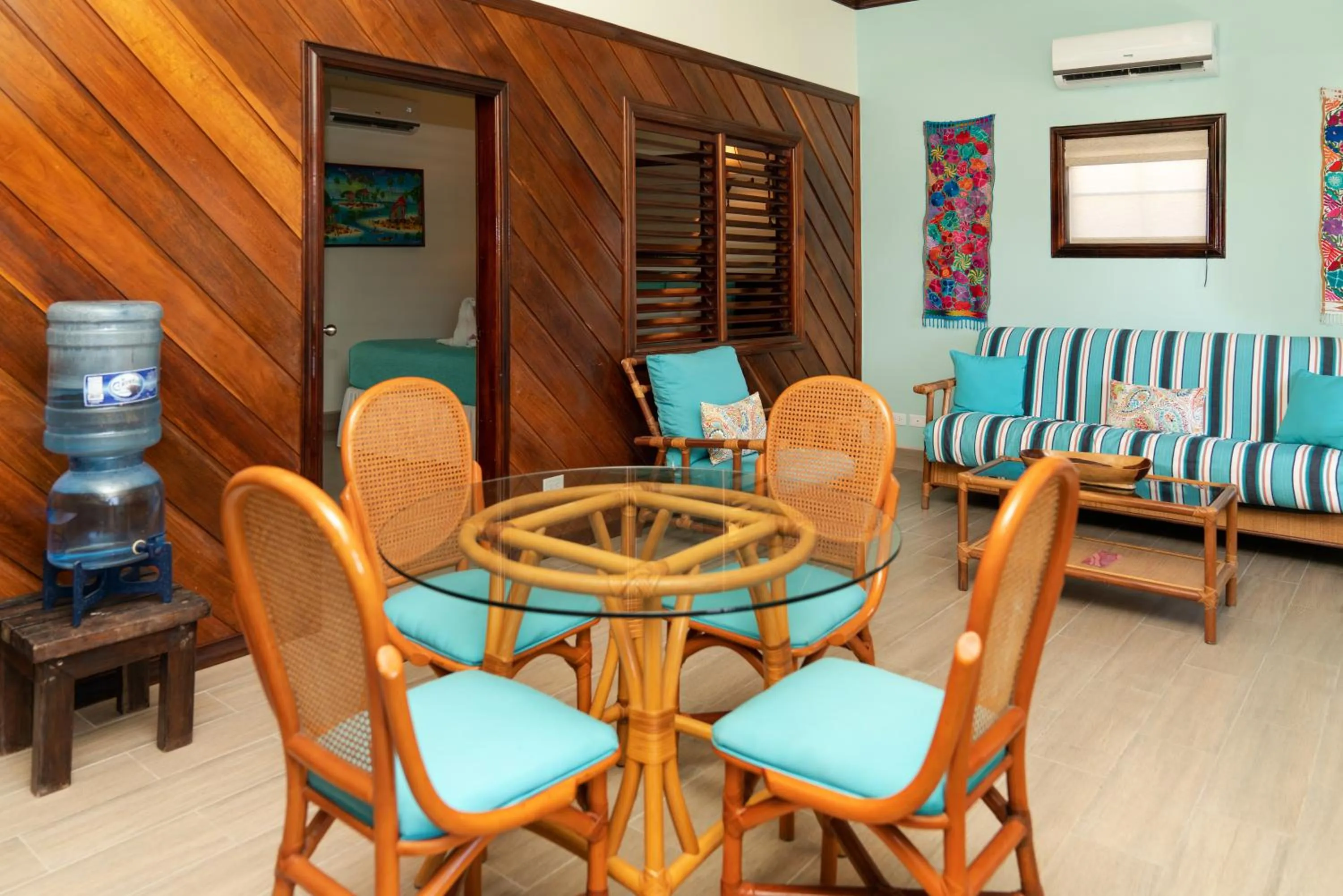 Dining area in X'tan Ha- The Waterfront