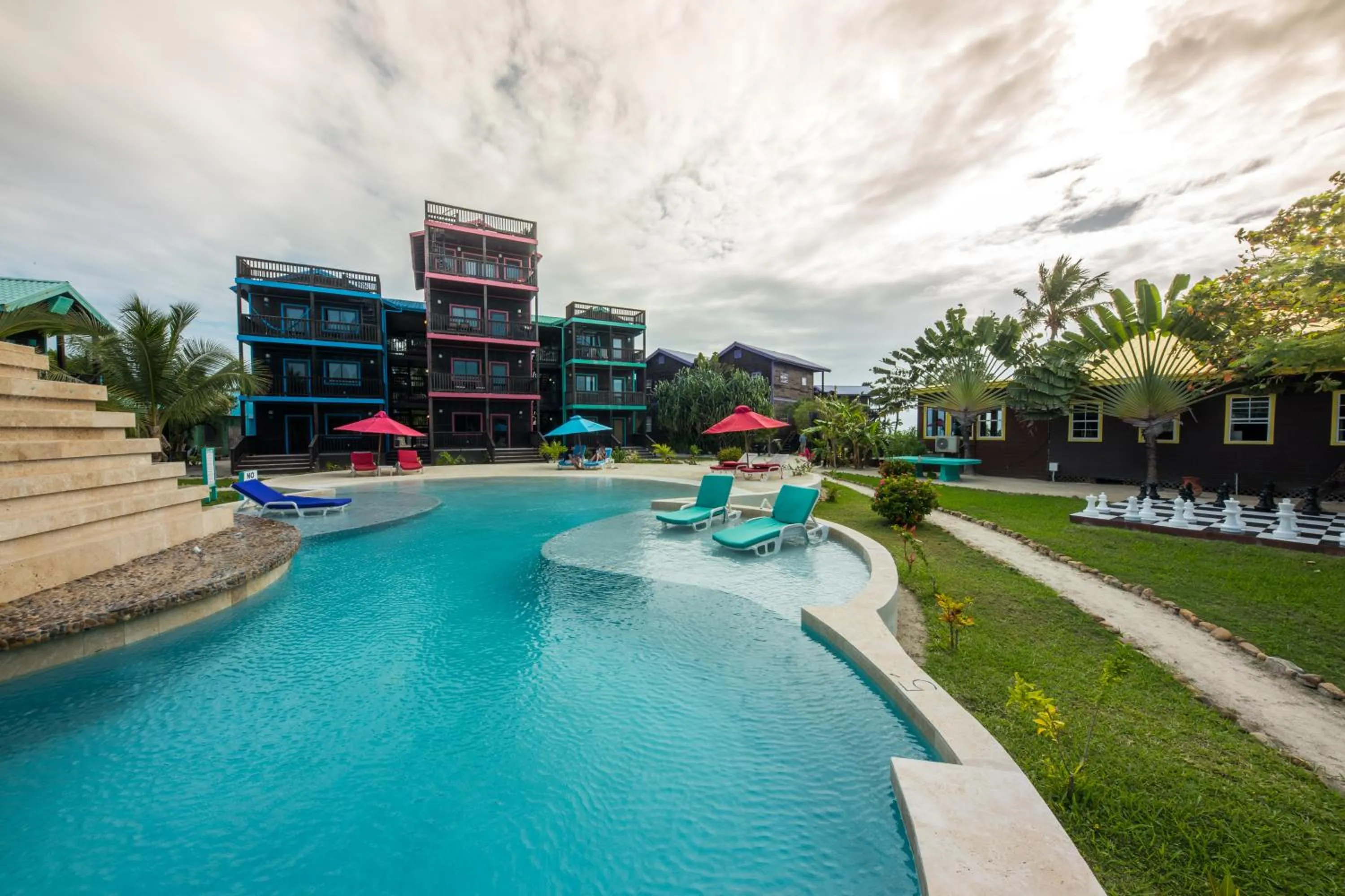 Pool view in X'tan Ha- The Waterfront