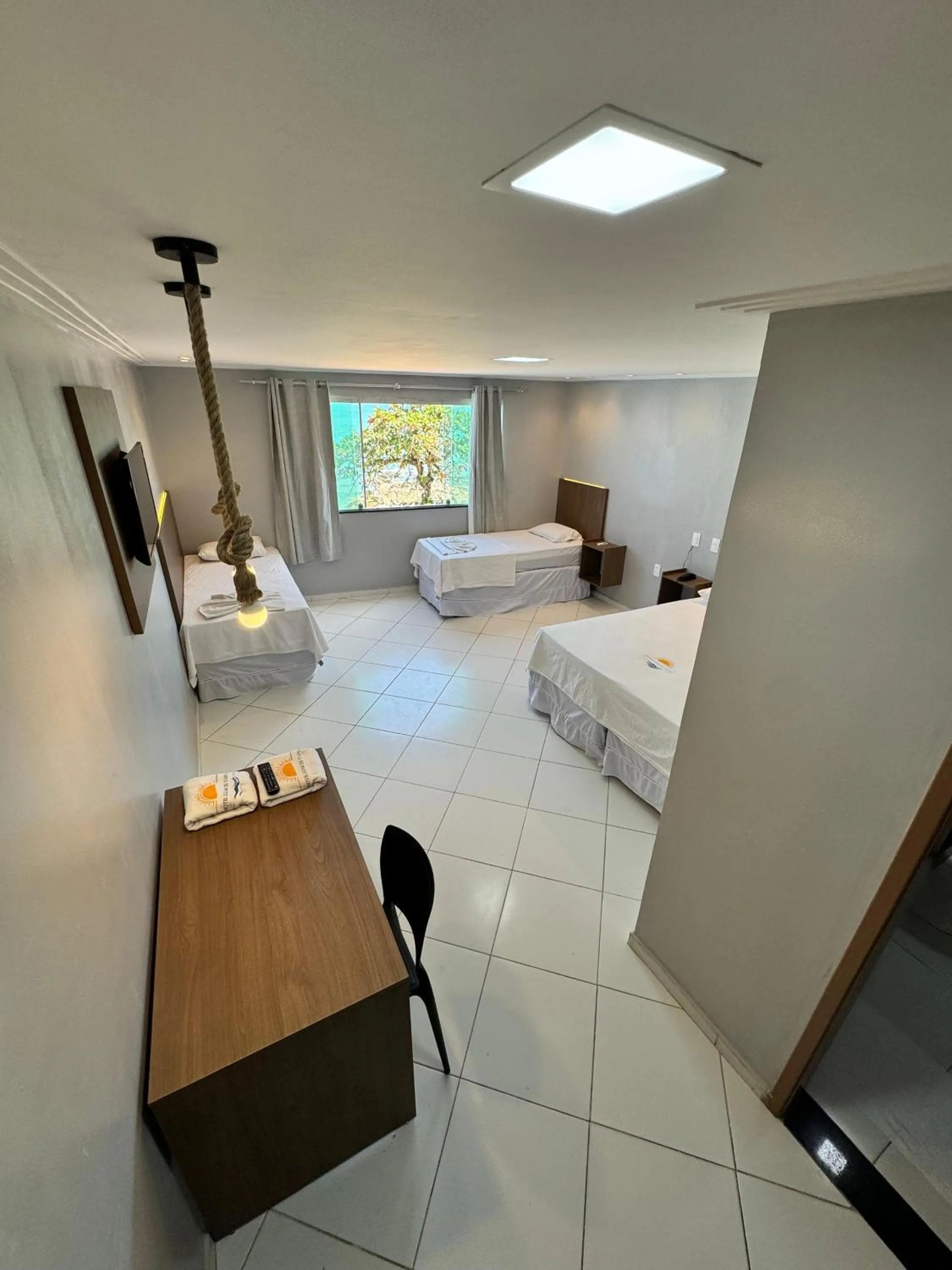 Bed in Hotel Luar de Itapua