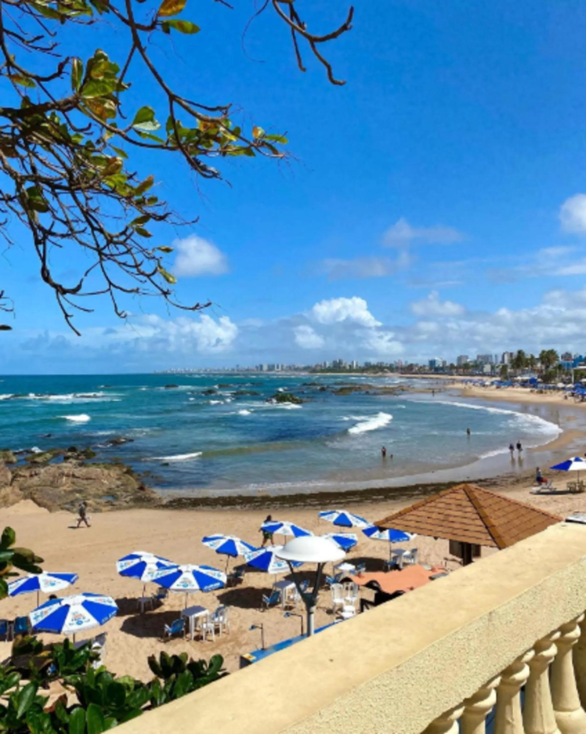 Bird's eye view in Hotel Luar de Itapua