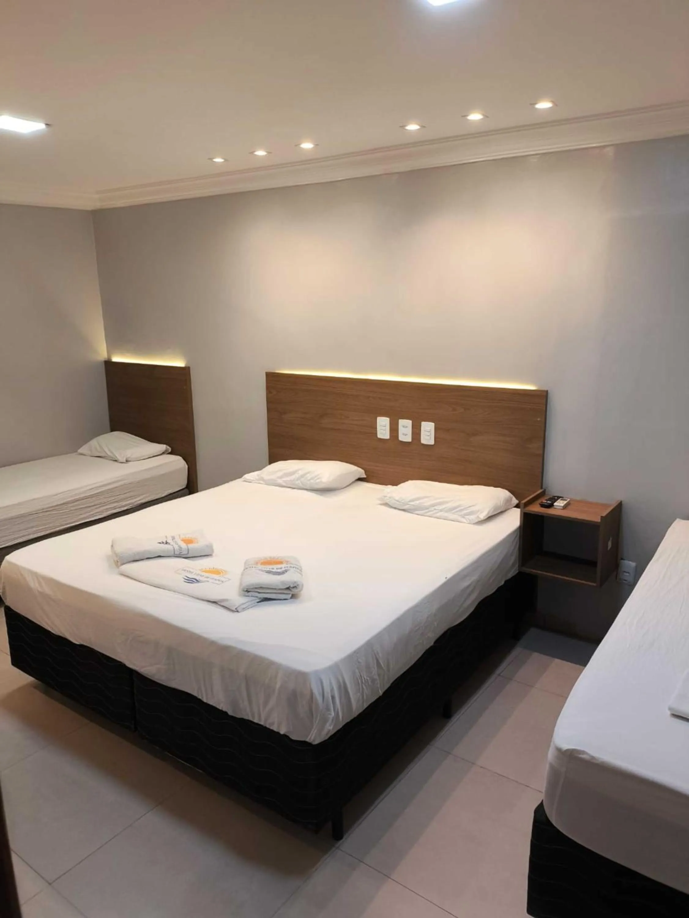 Bed in Hotel Luar de Itapua