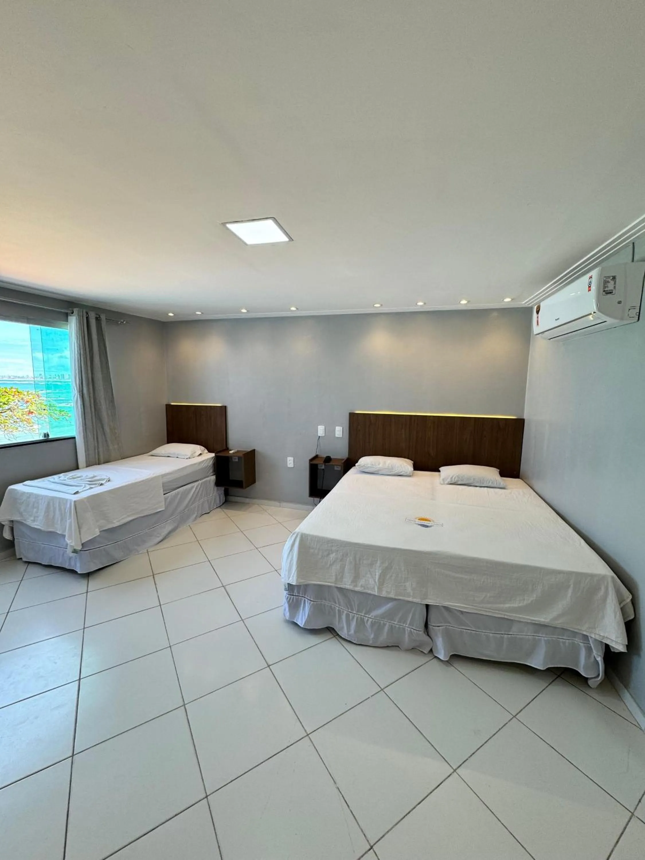 Bed in Hotel Luar de Itapua