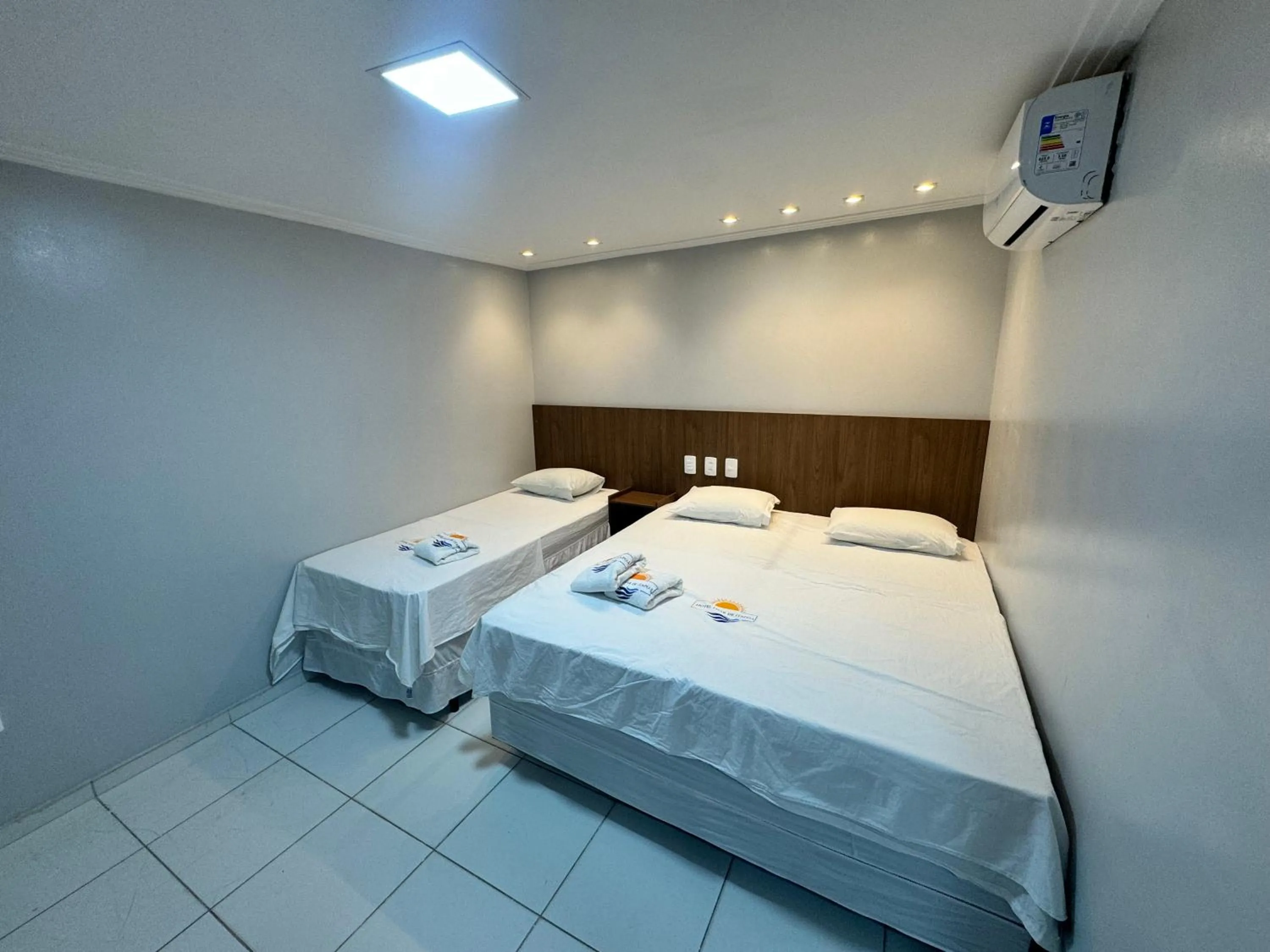 Bed in Hotel Luar de Itapua