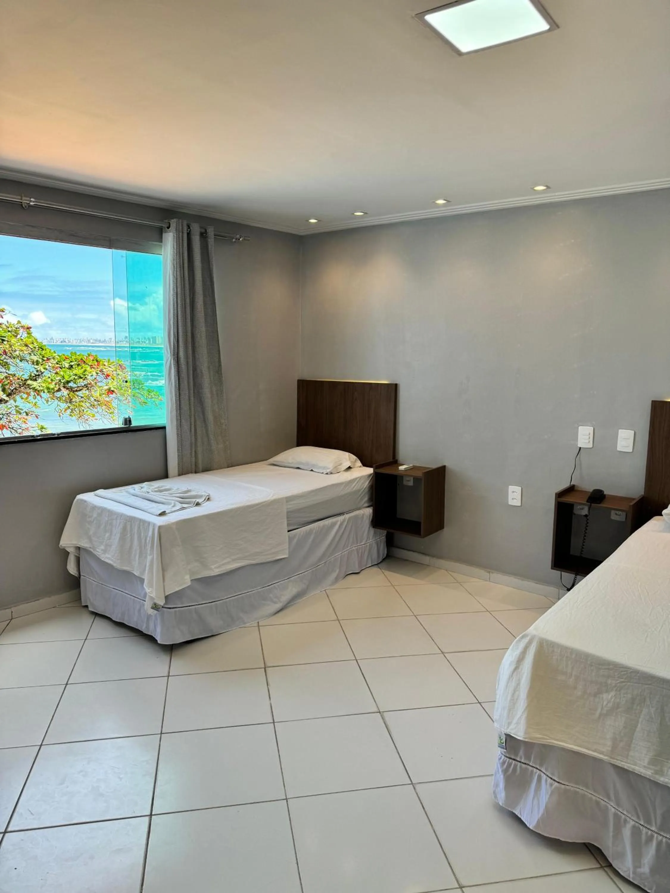 Bed in Hotel Luar de Itapua