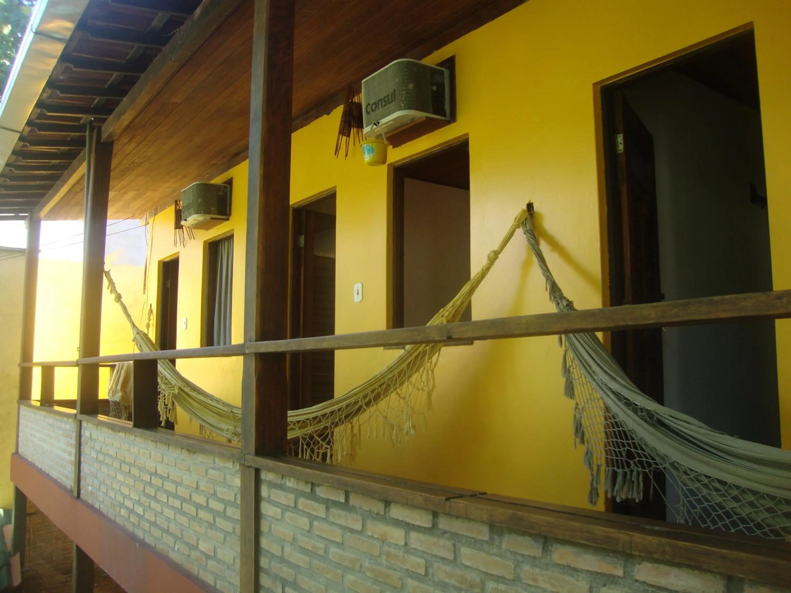 Balcony/Terrace in Pousada Caravelas