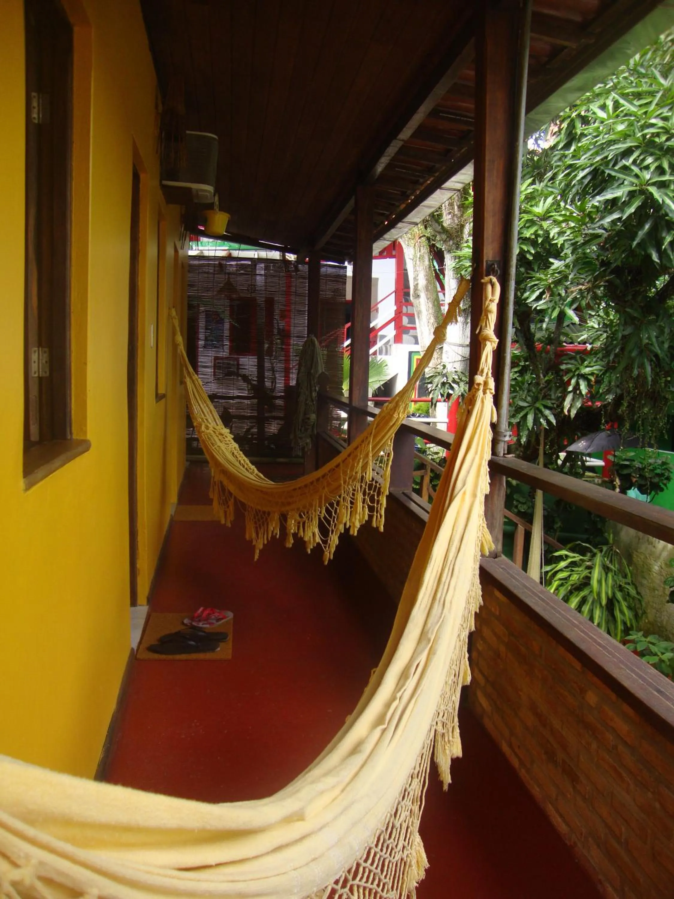 Balcony/Terrace in Pousada Caravelas