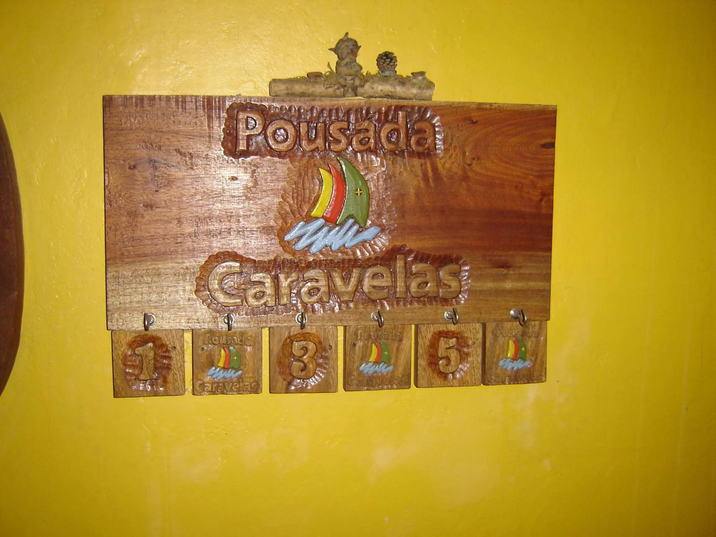 Decorative detail in Pousada Caravelas