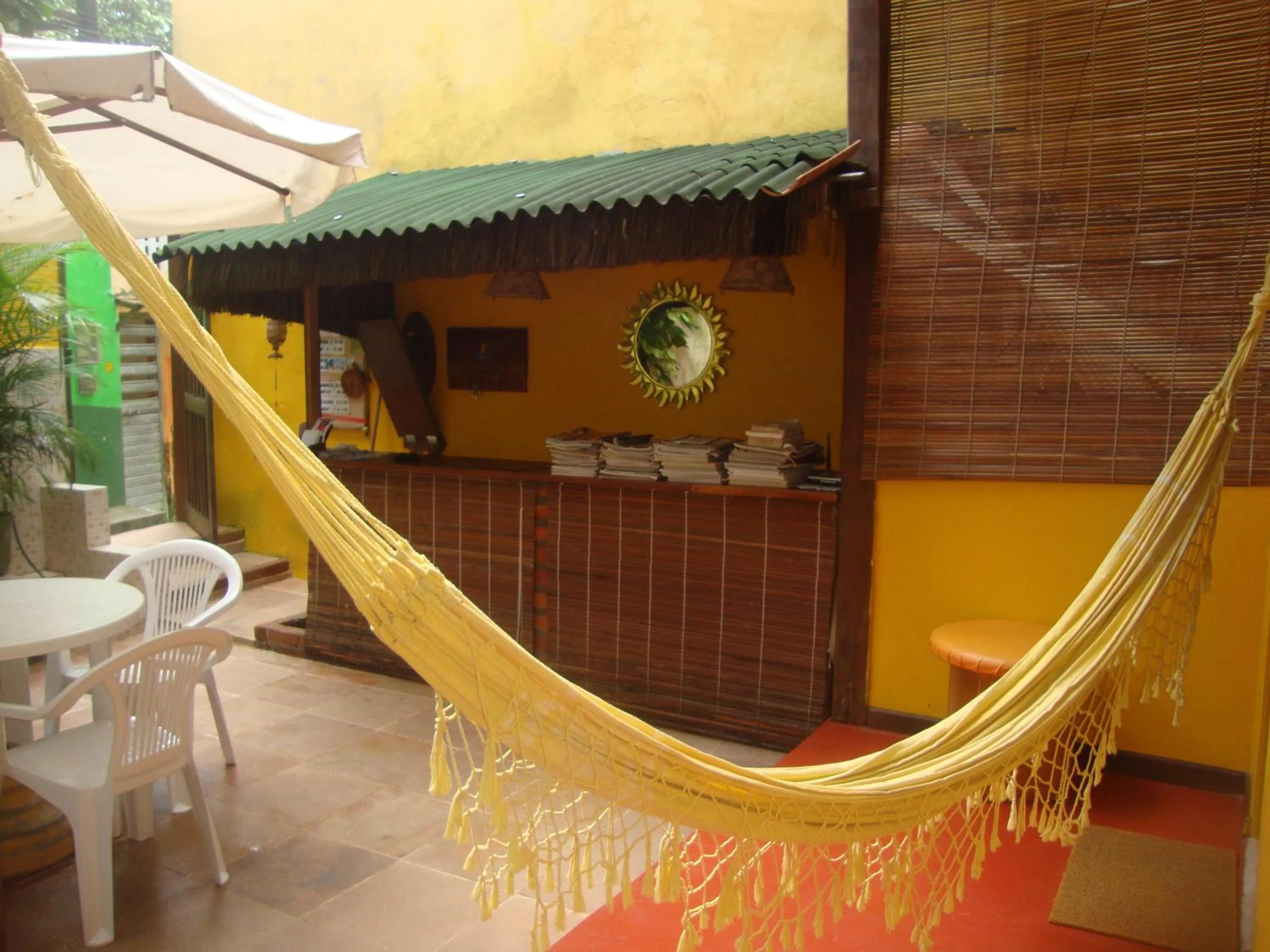 Patio in Pousada Caravelas