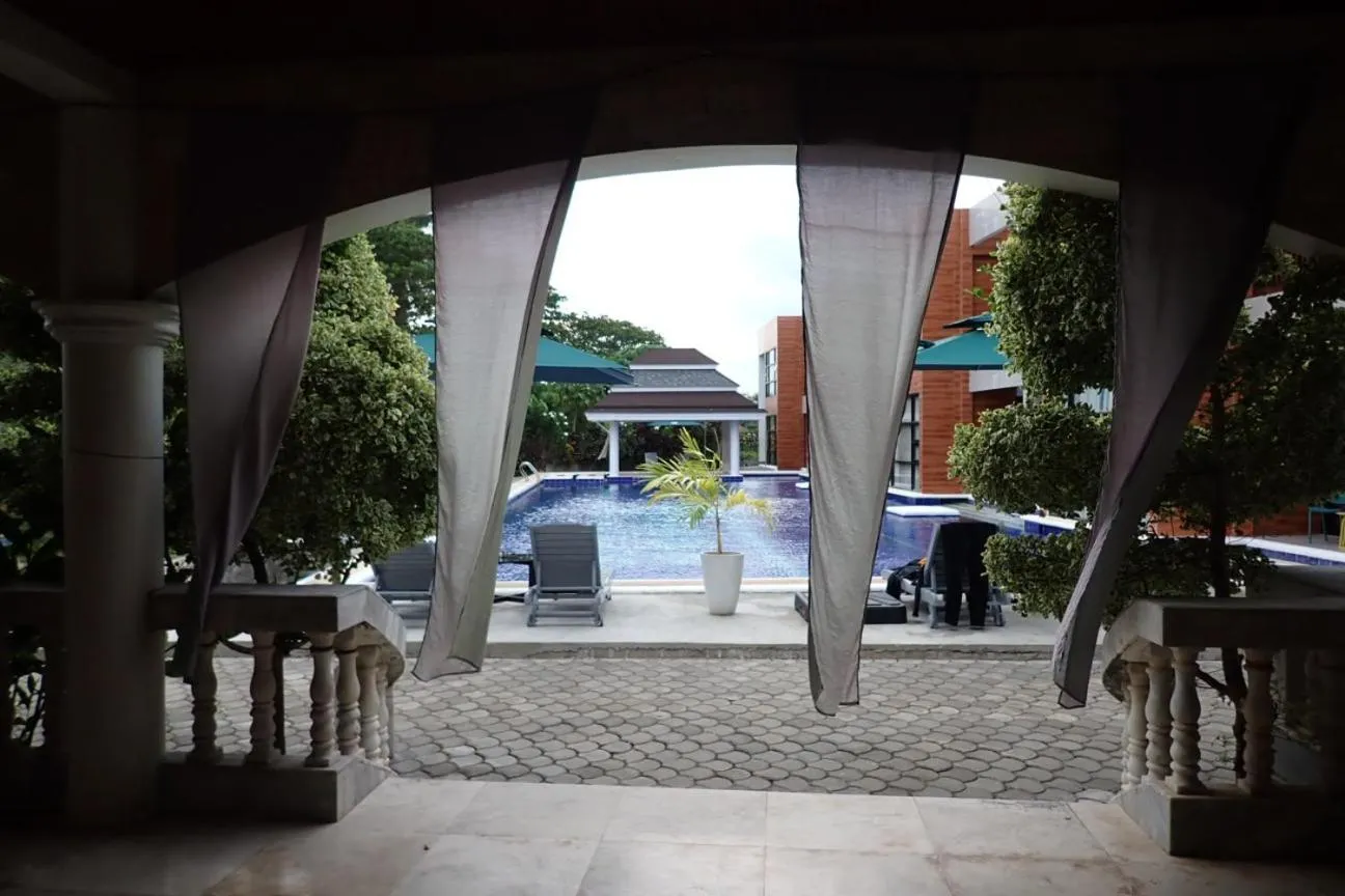 Garden view in Only Seed Resort 欧芮希度假酒店