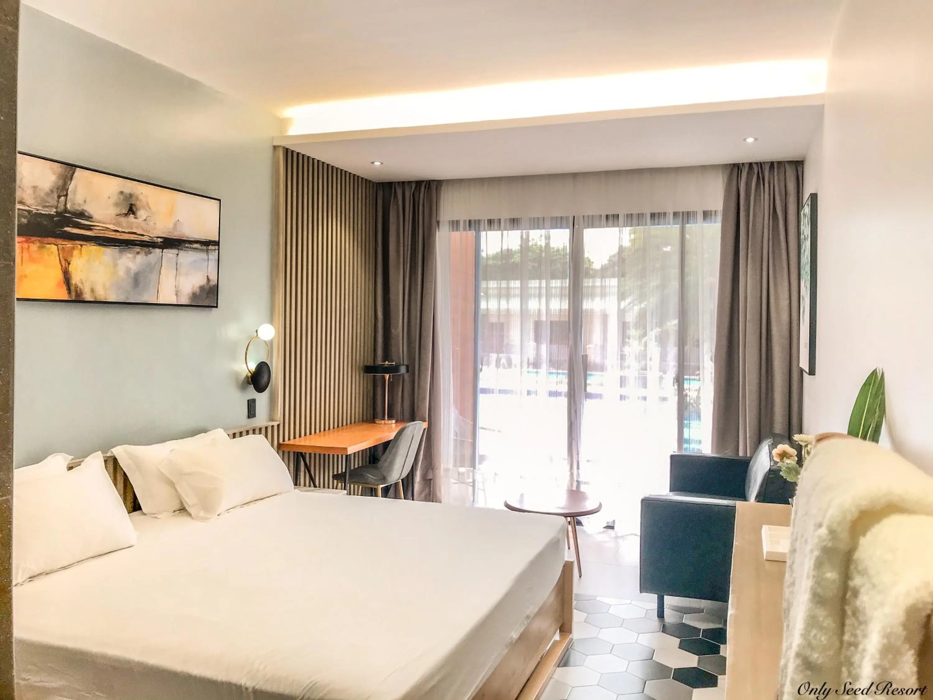 Photo of the whole room, Bed in Only Seed Resort 欧芮希度假酒店