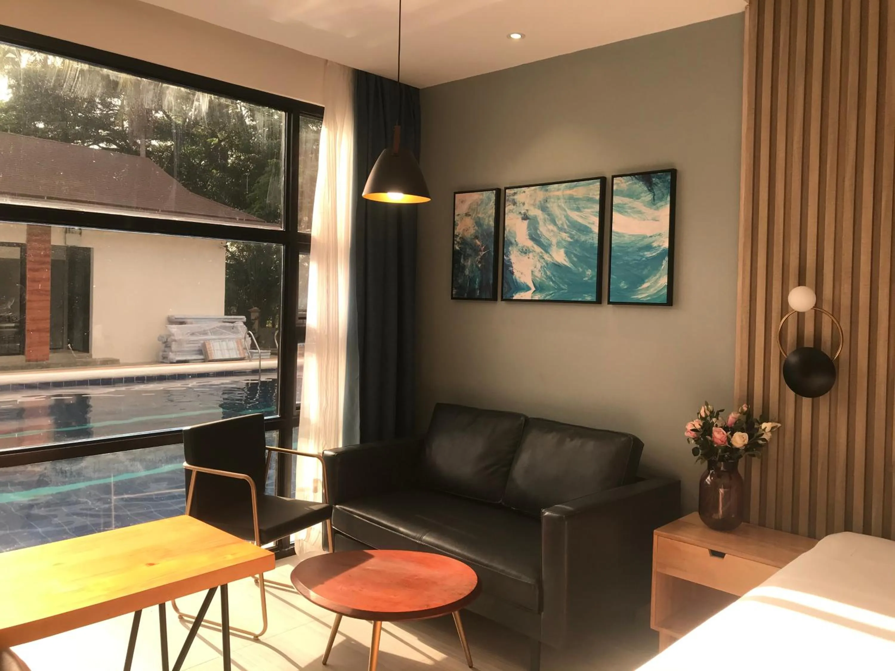 Seating area, Bed in Only Seed Resort 欧芮希度假酒店