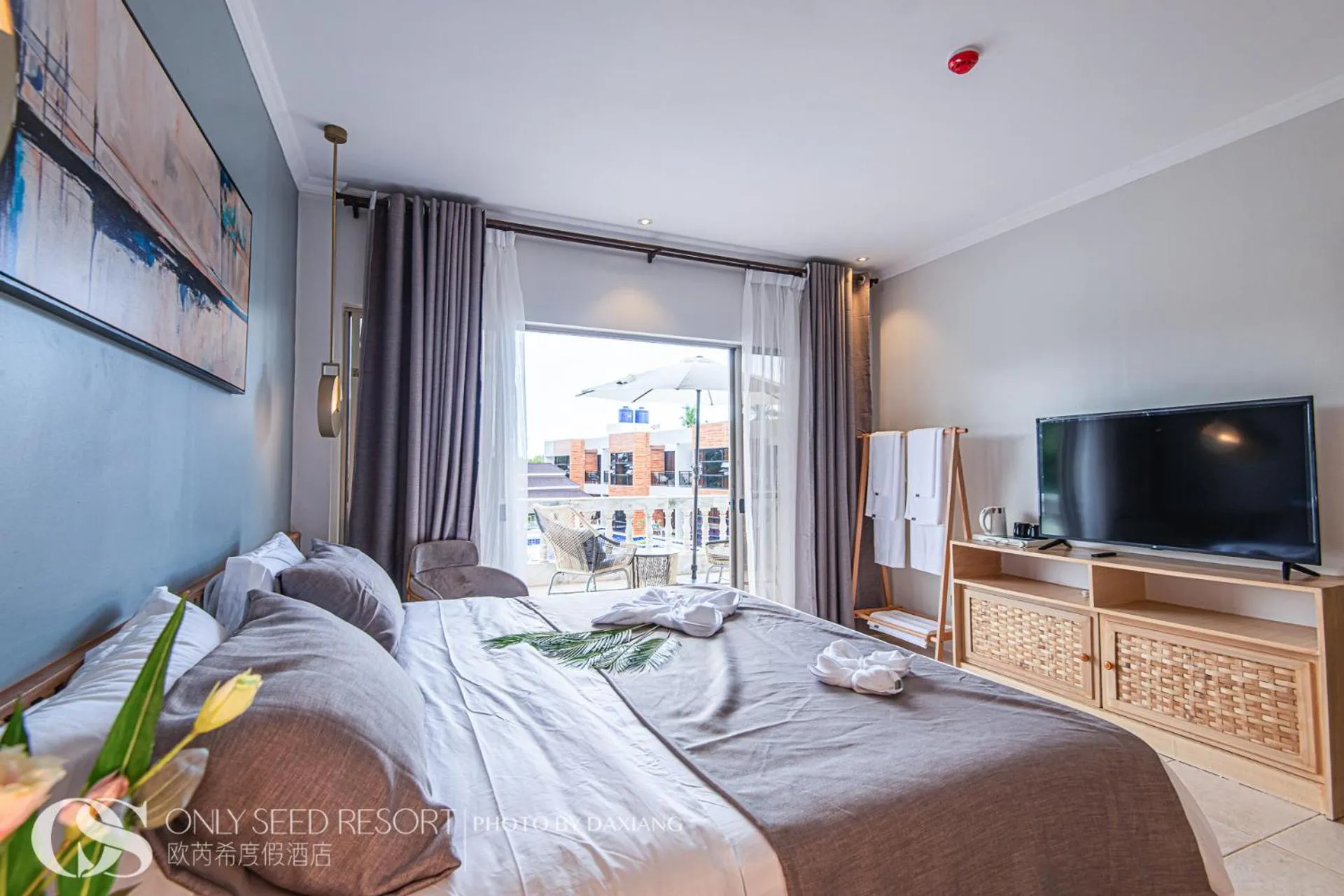 Photo of the whole room, Bed in Only Seed Resort 欧芮希度假酒店