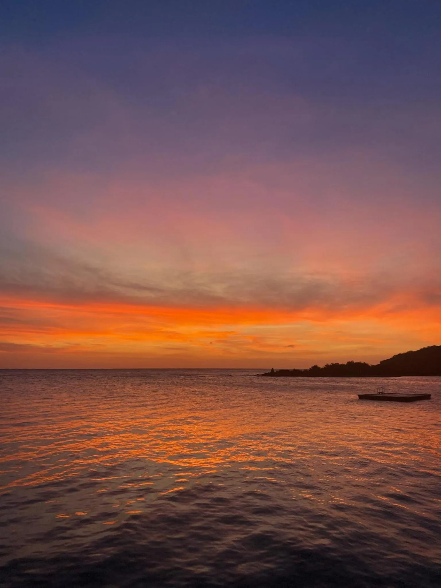 Sunset in Hibiscus Beach House