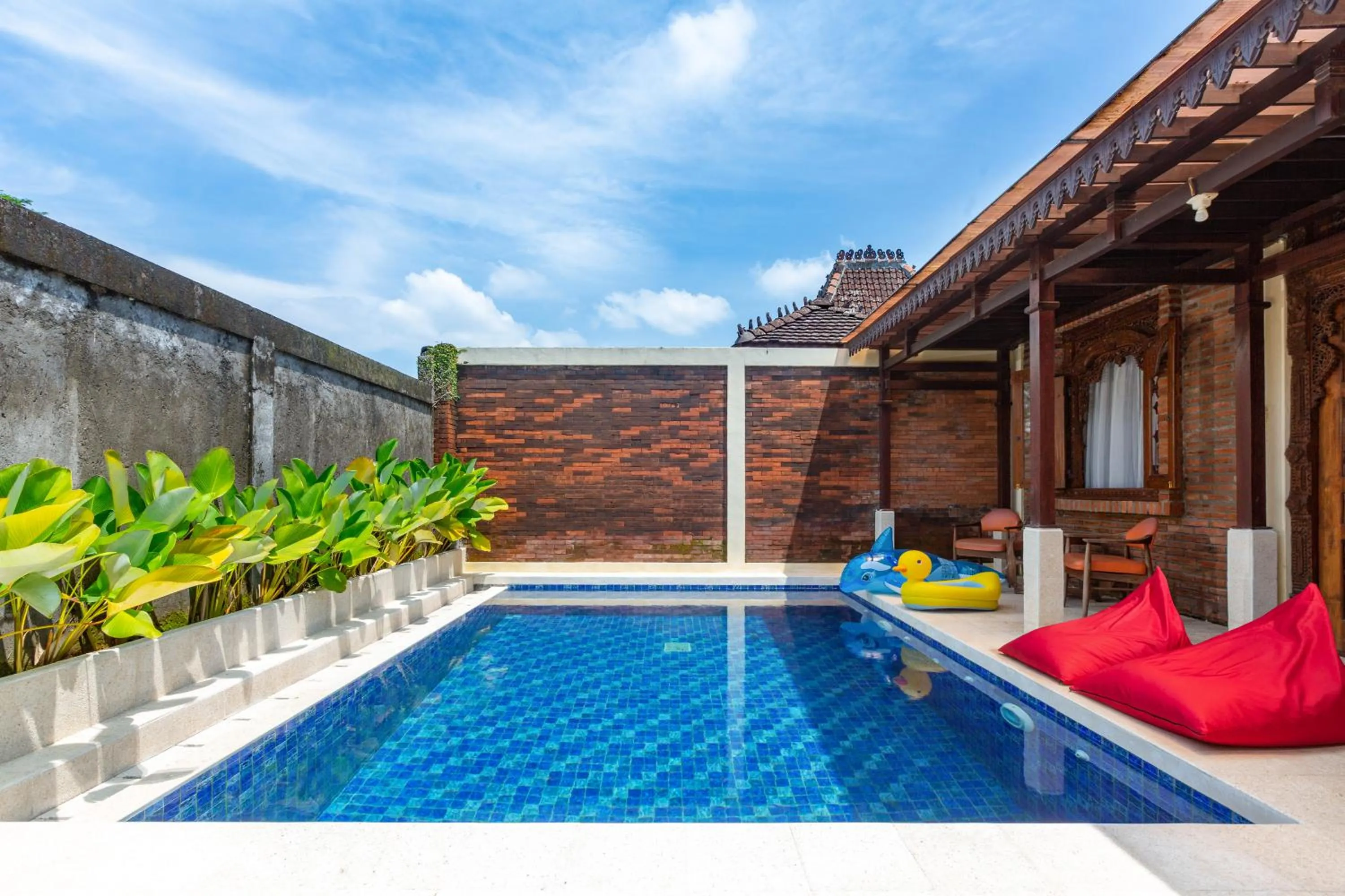 Pool view in Bale Devata Resort