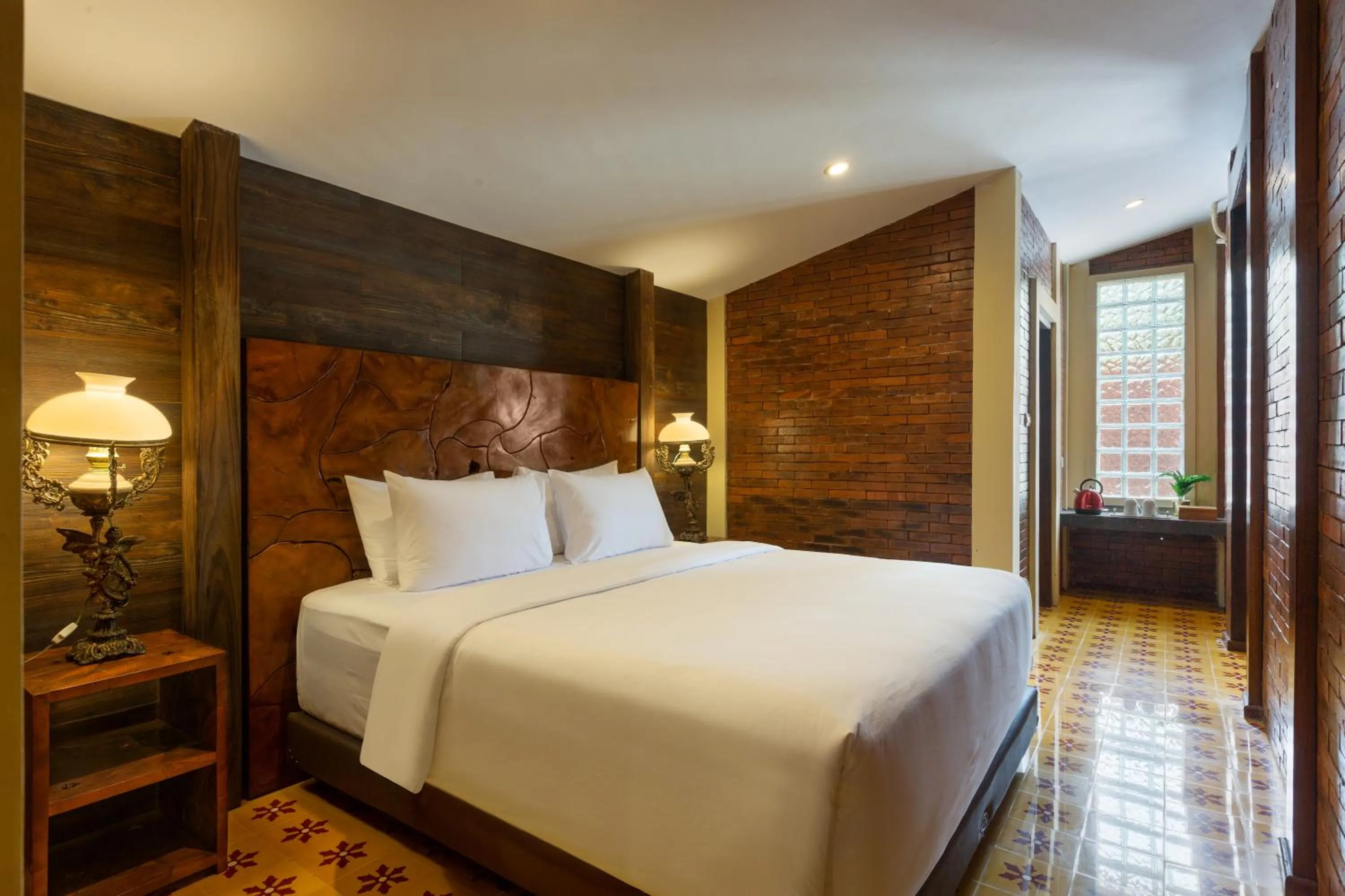 Bed in Bale Devata Resort