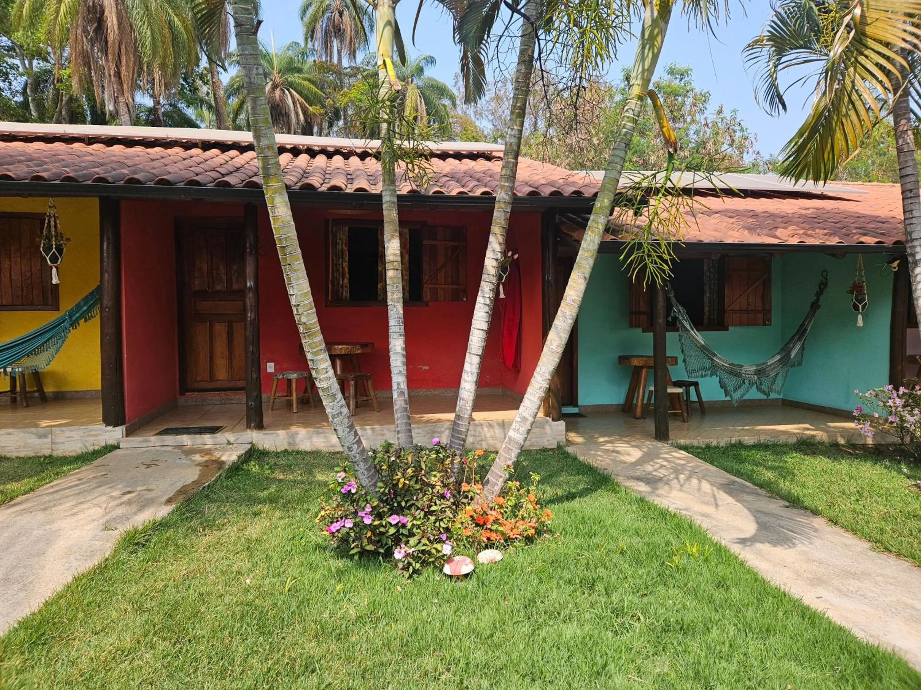 Balcony/Terrace in Pousada Cipó Prata