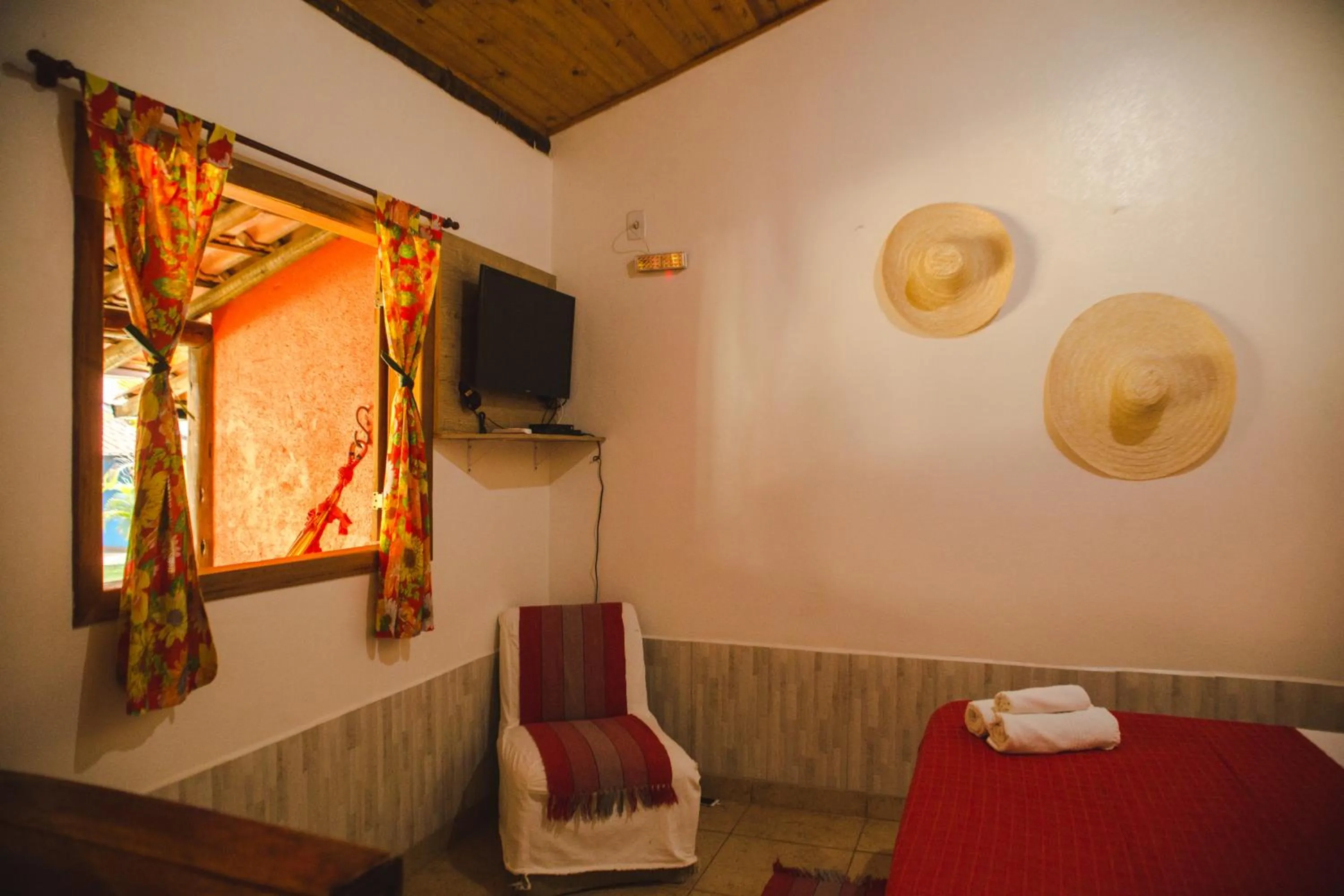 TV and multimedia, Bed in Pousada Cipó Prata