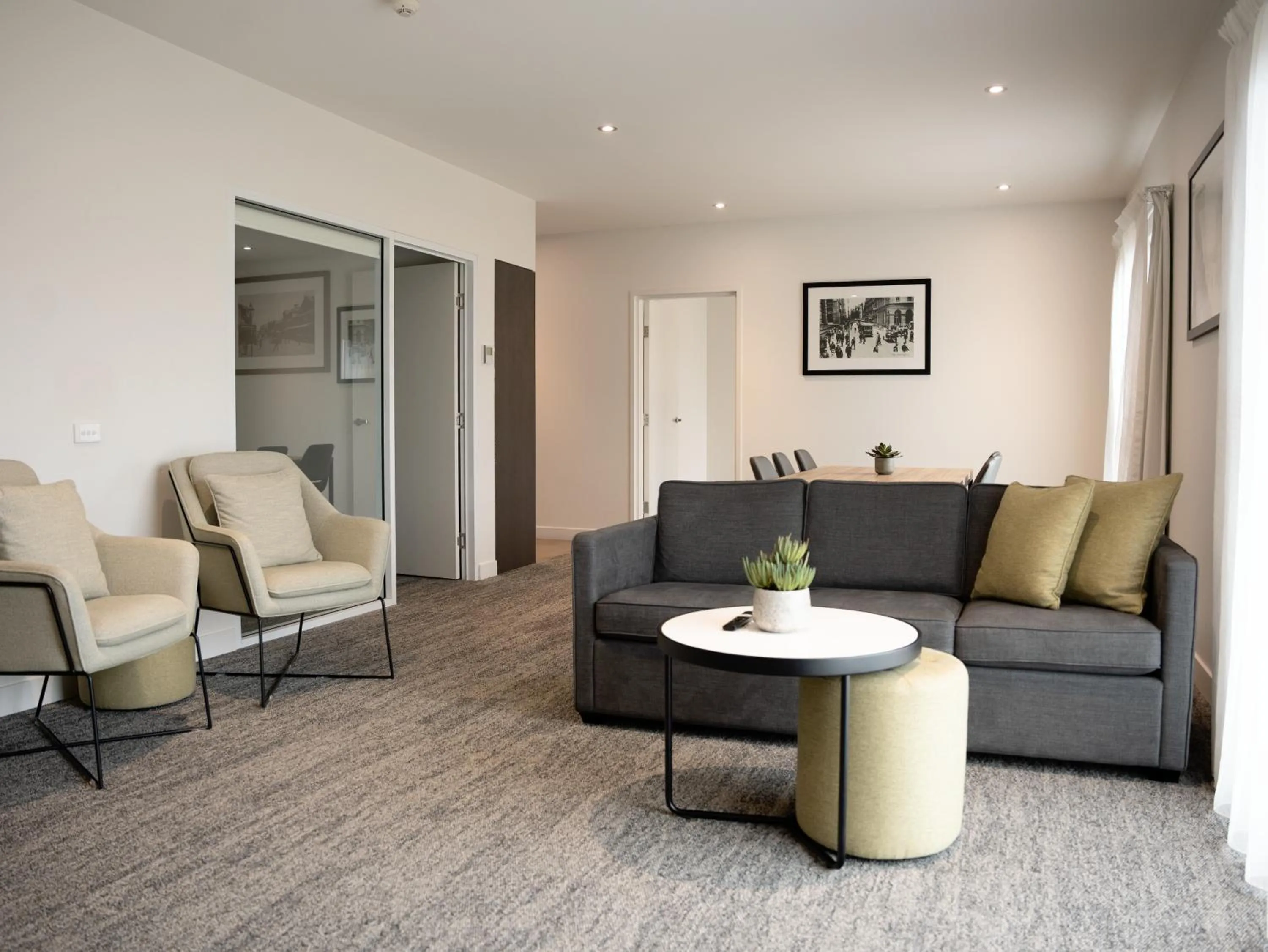 Living room in Quest Wodonga