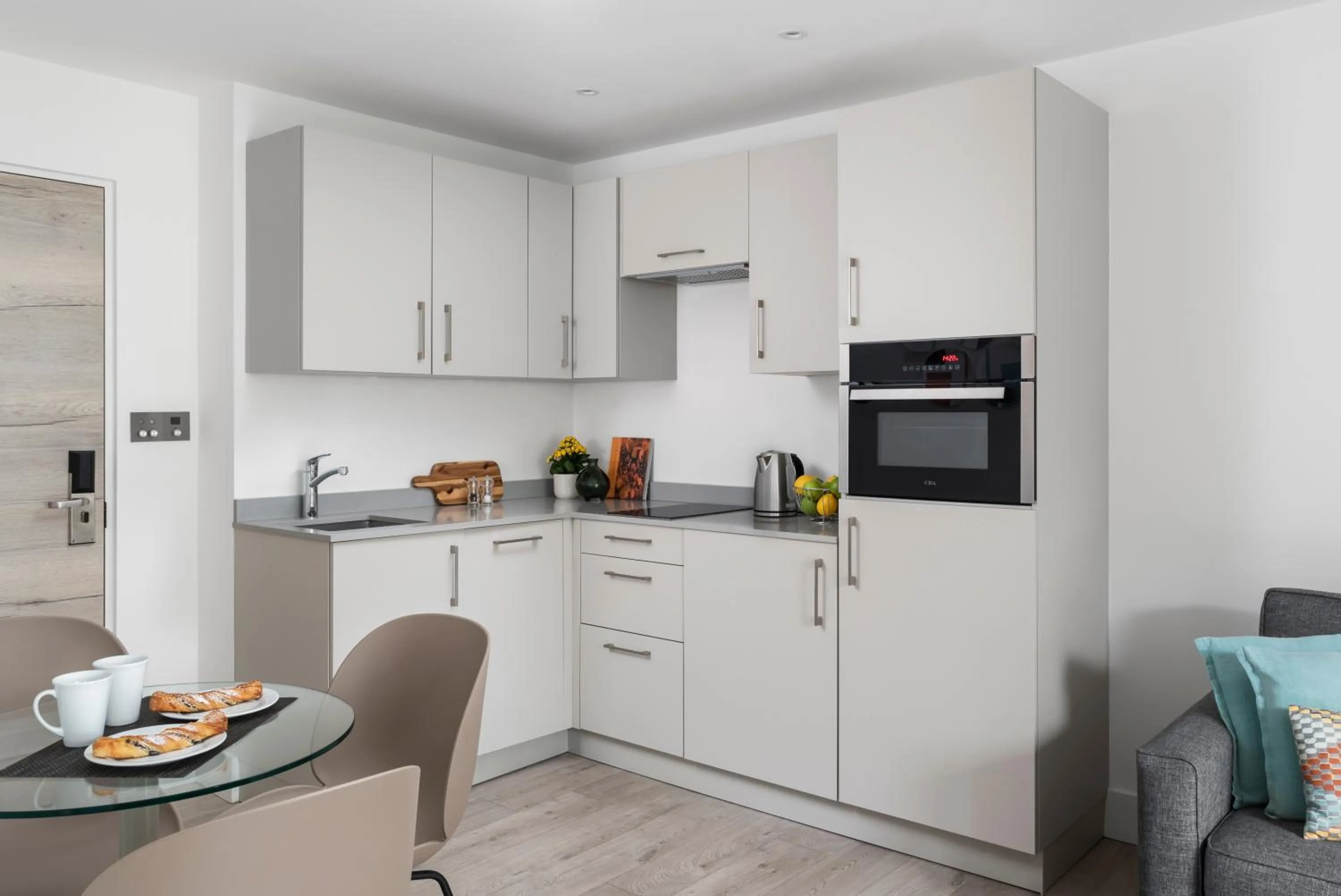 kitchen in Q Square by Supercity Aparthotels