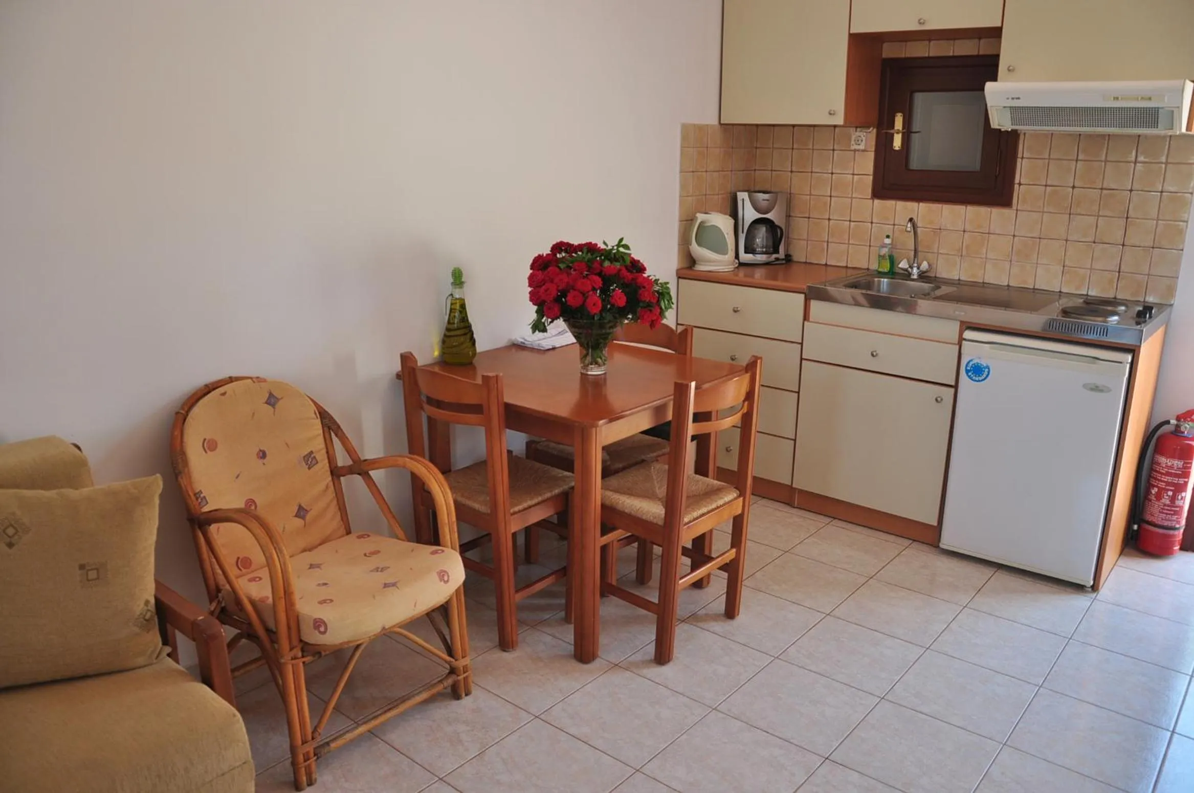 Kitchen or kitchenette in Kato Zakros Palace Apartments