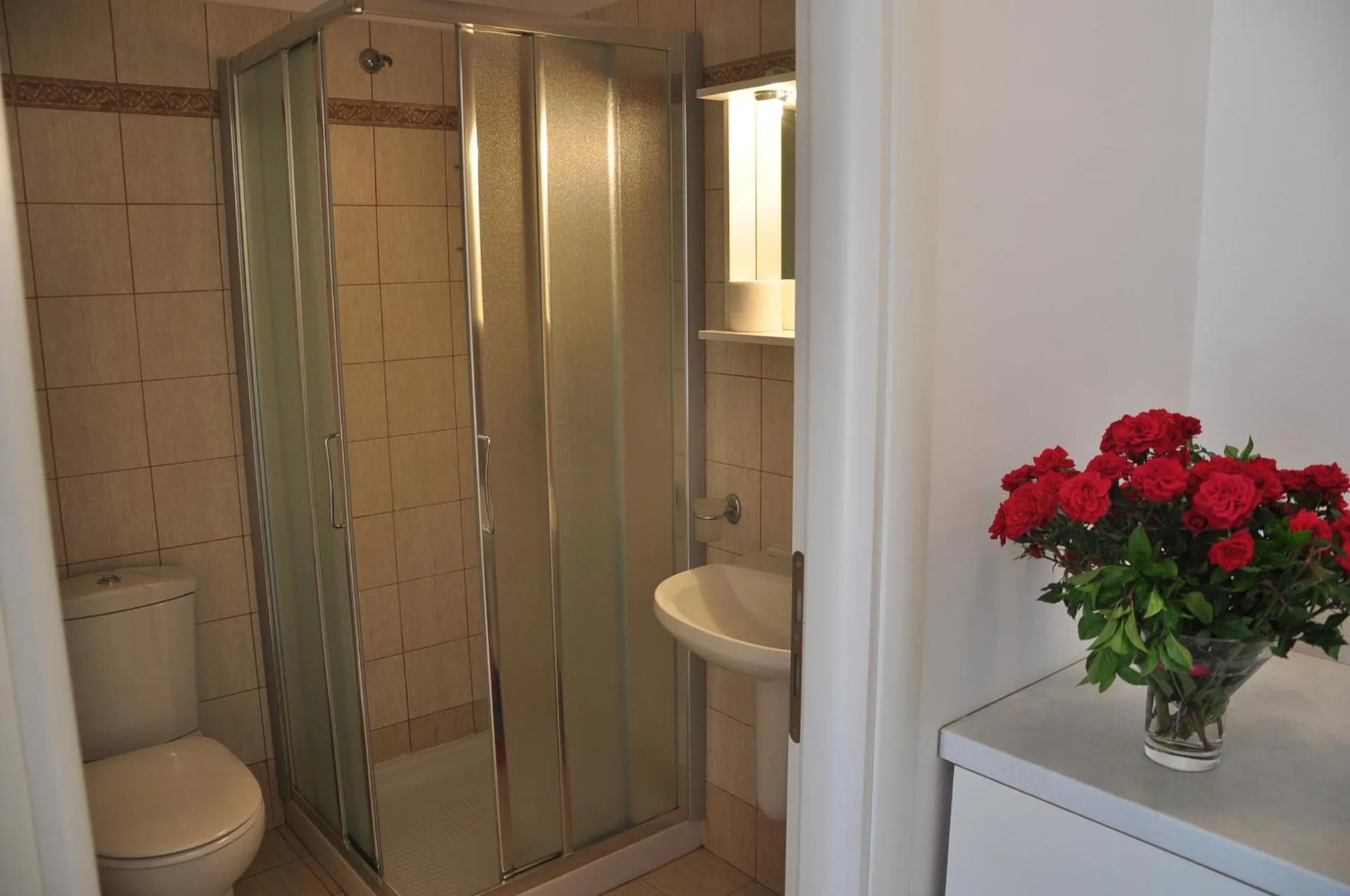 Shower in Kato Zakros Palace Apartments