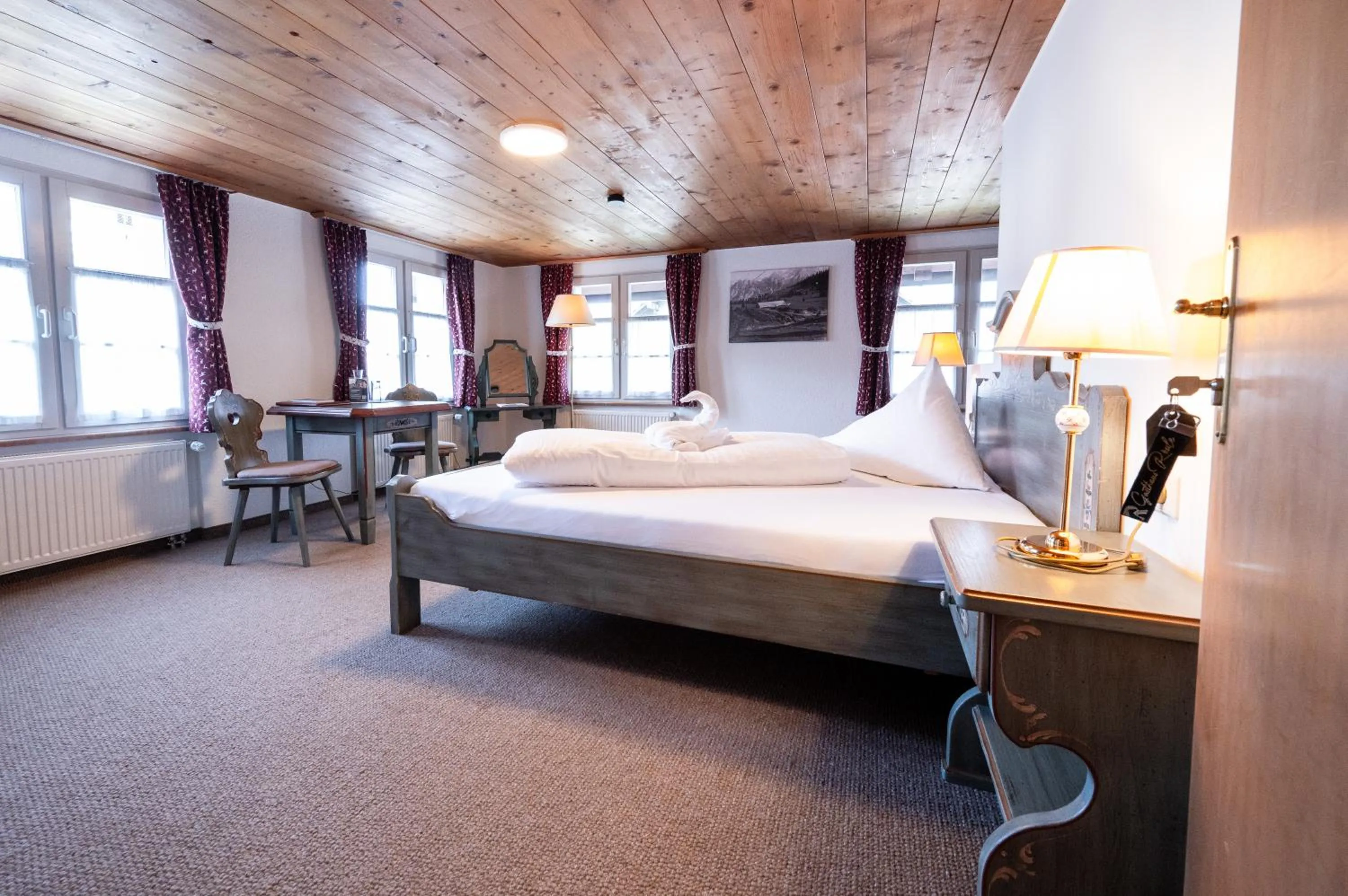 Photo of the whole room, Bed in Gasthaus Rössle