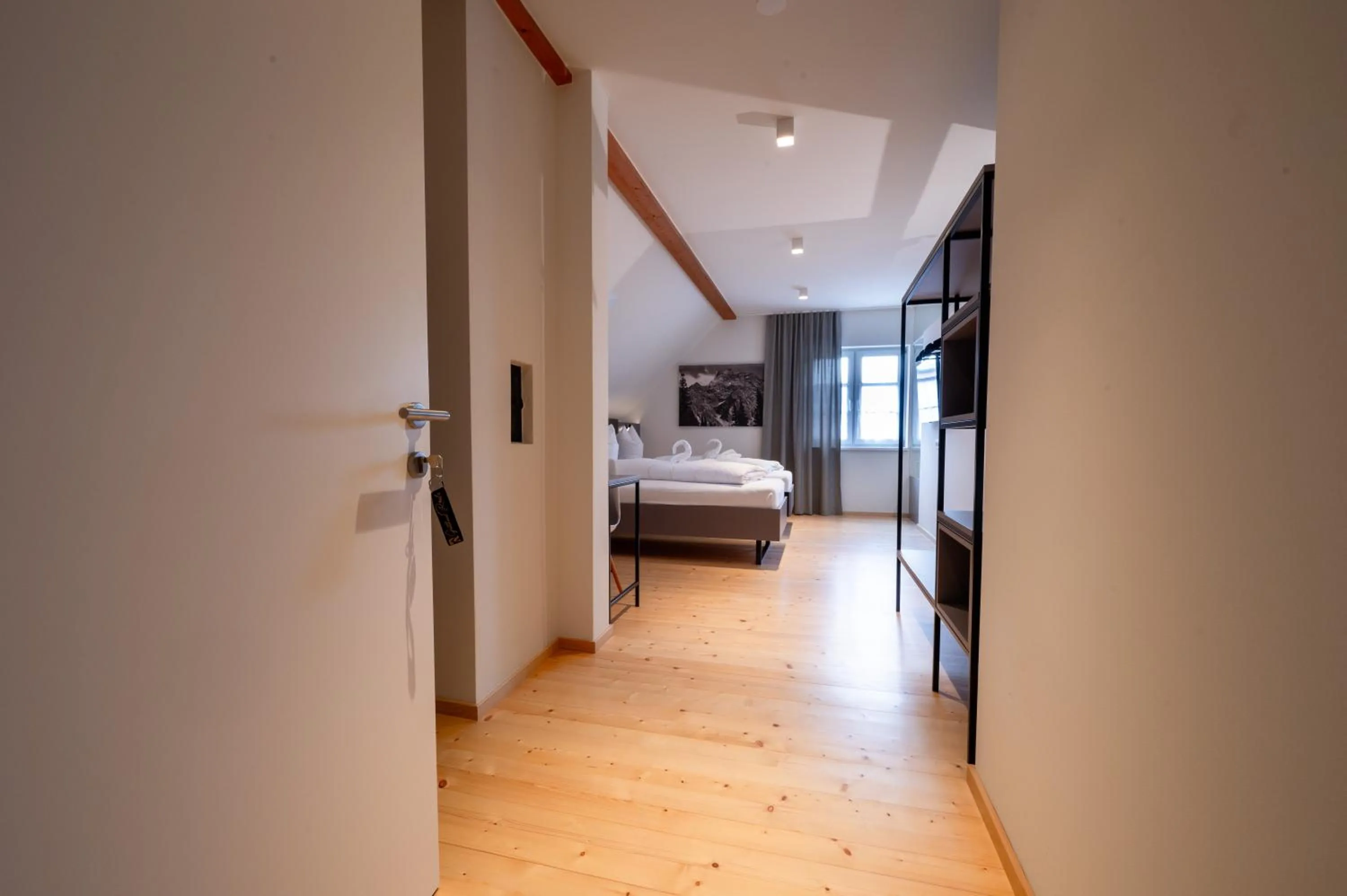 Photo of the whole room, Bed in Gasthaus Rössle