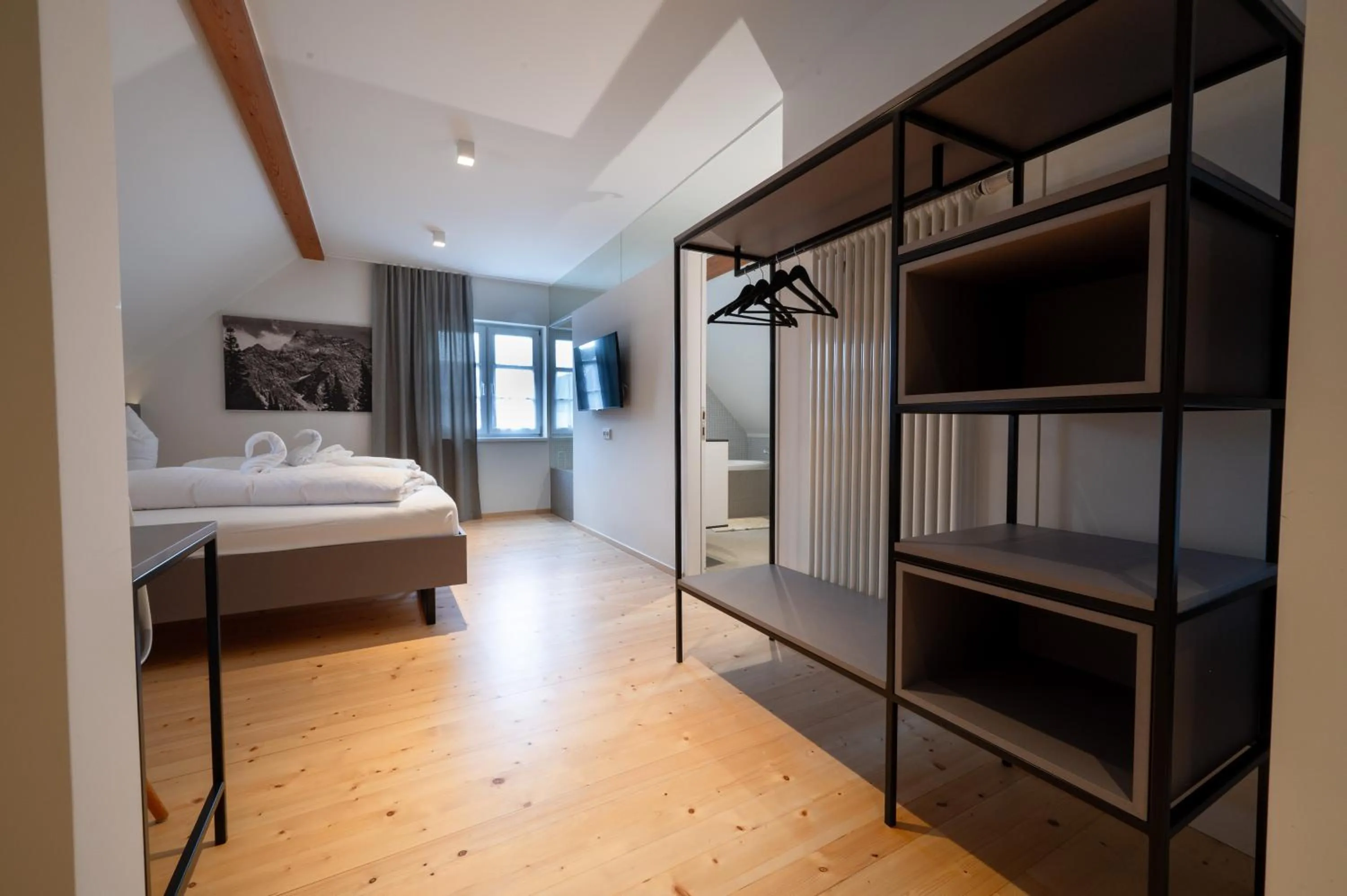 Photo of the whole room, Bed in Gasthaus Rössle