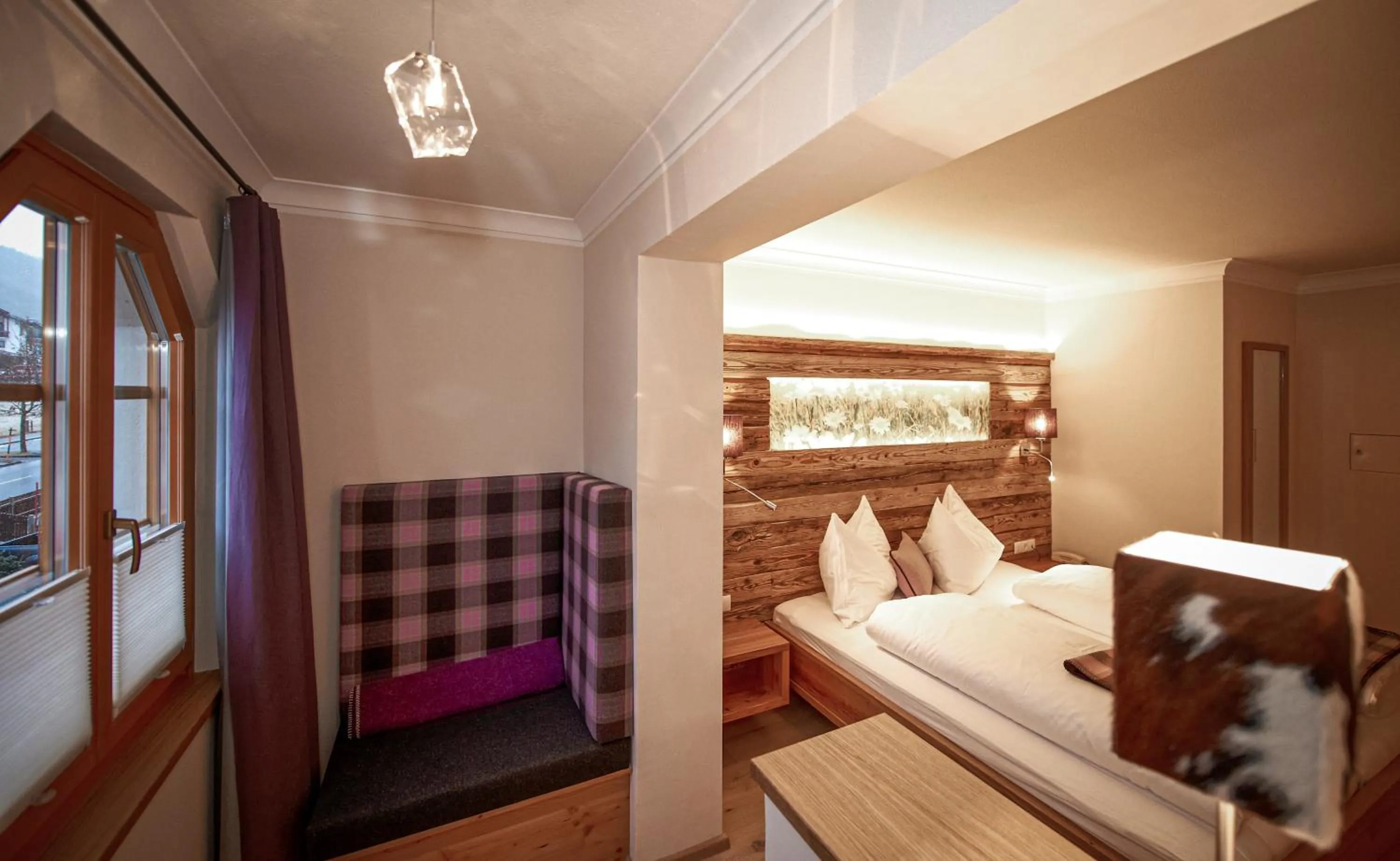 Seating area, Bed in Hotel Happy Filzmoos