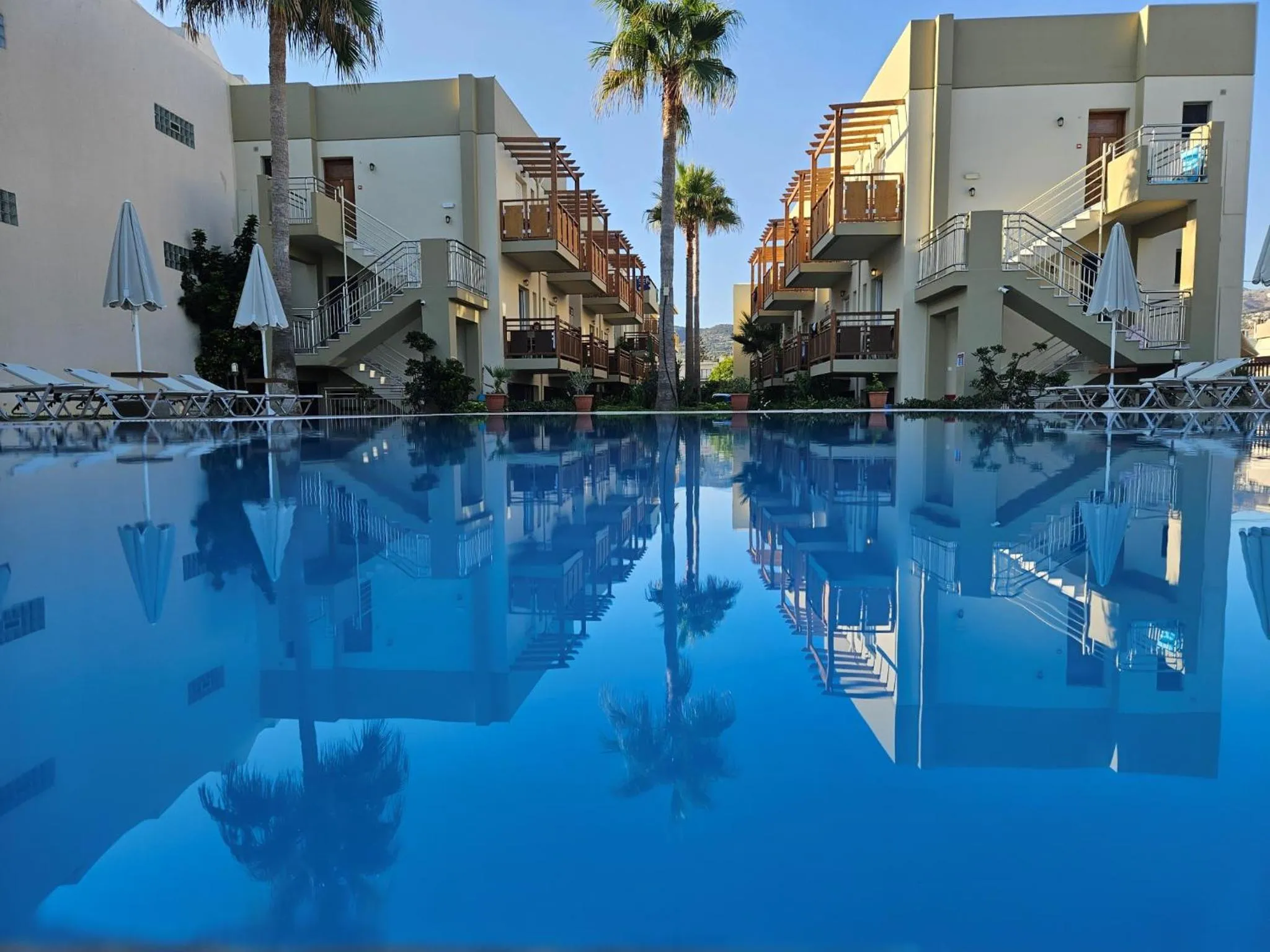 Swimming pool in Ilian Beach & Apartments