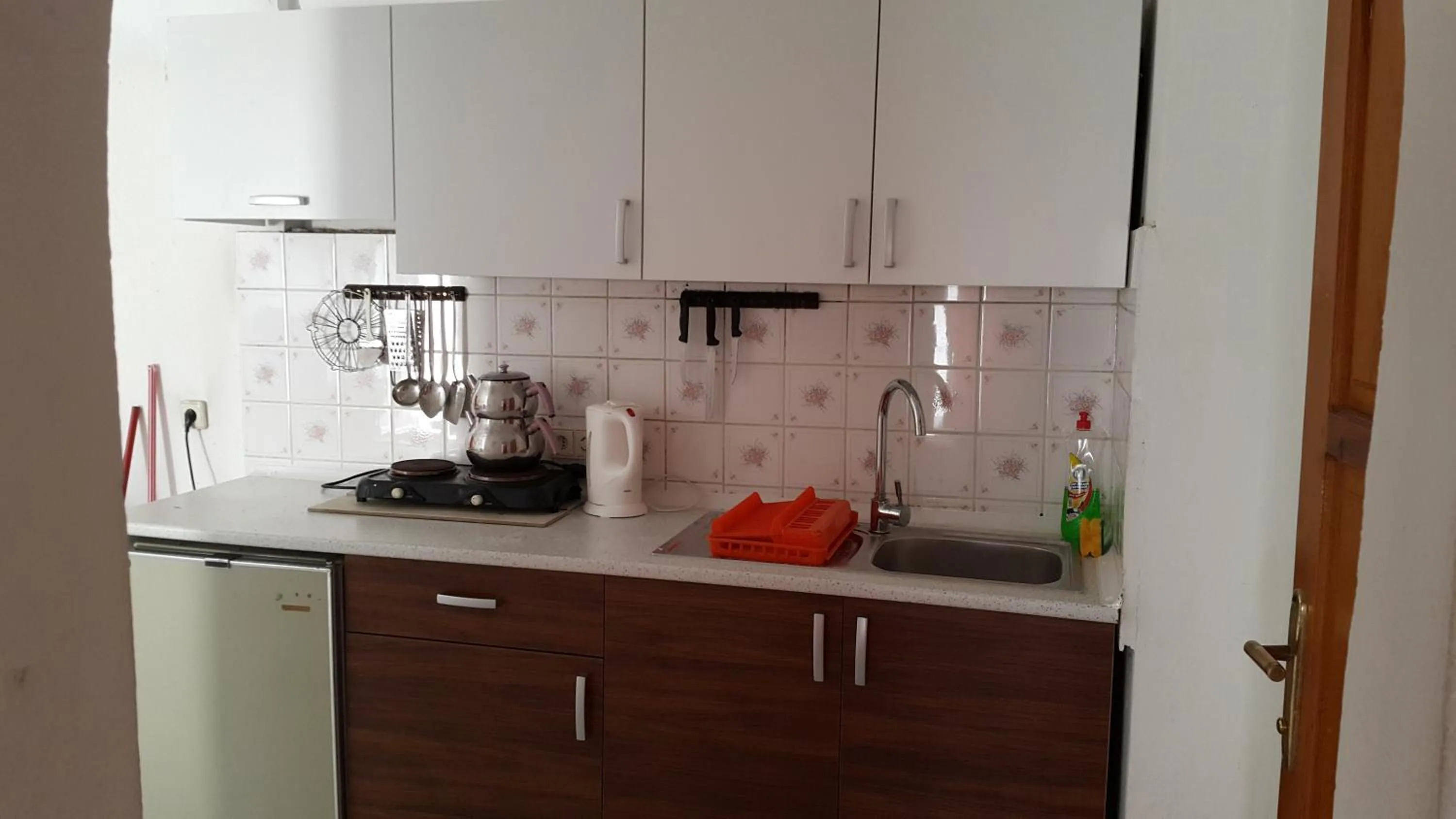 Kitchen or kitchenette in Delphin Apart Hotel