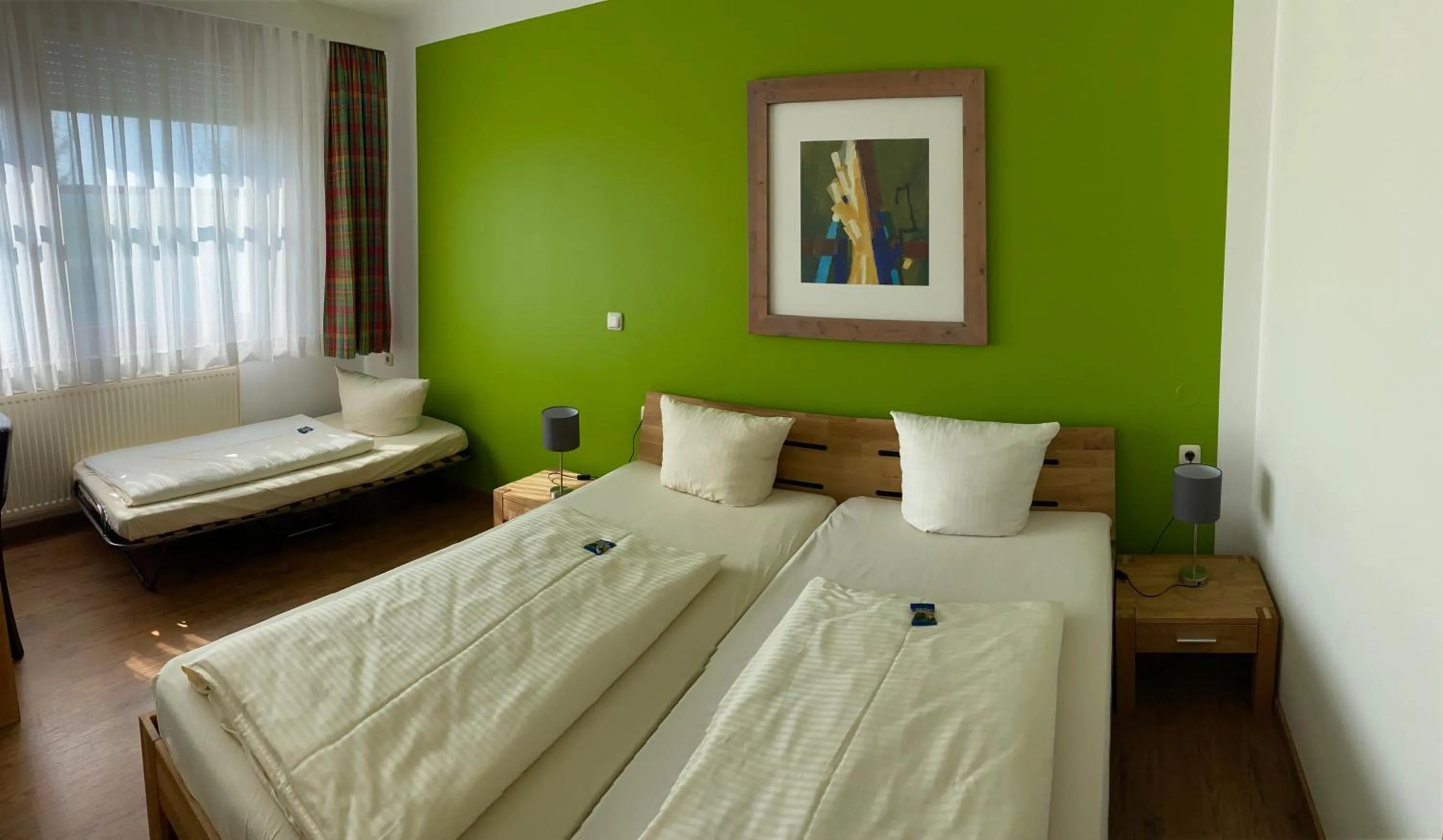 Photo of the whole room, Bed in Hotel Frankenhöhe