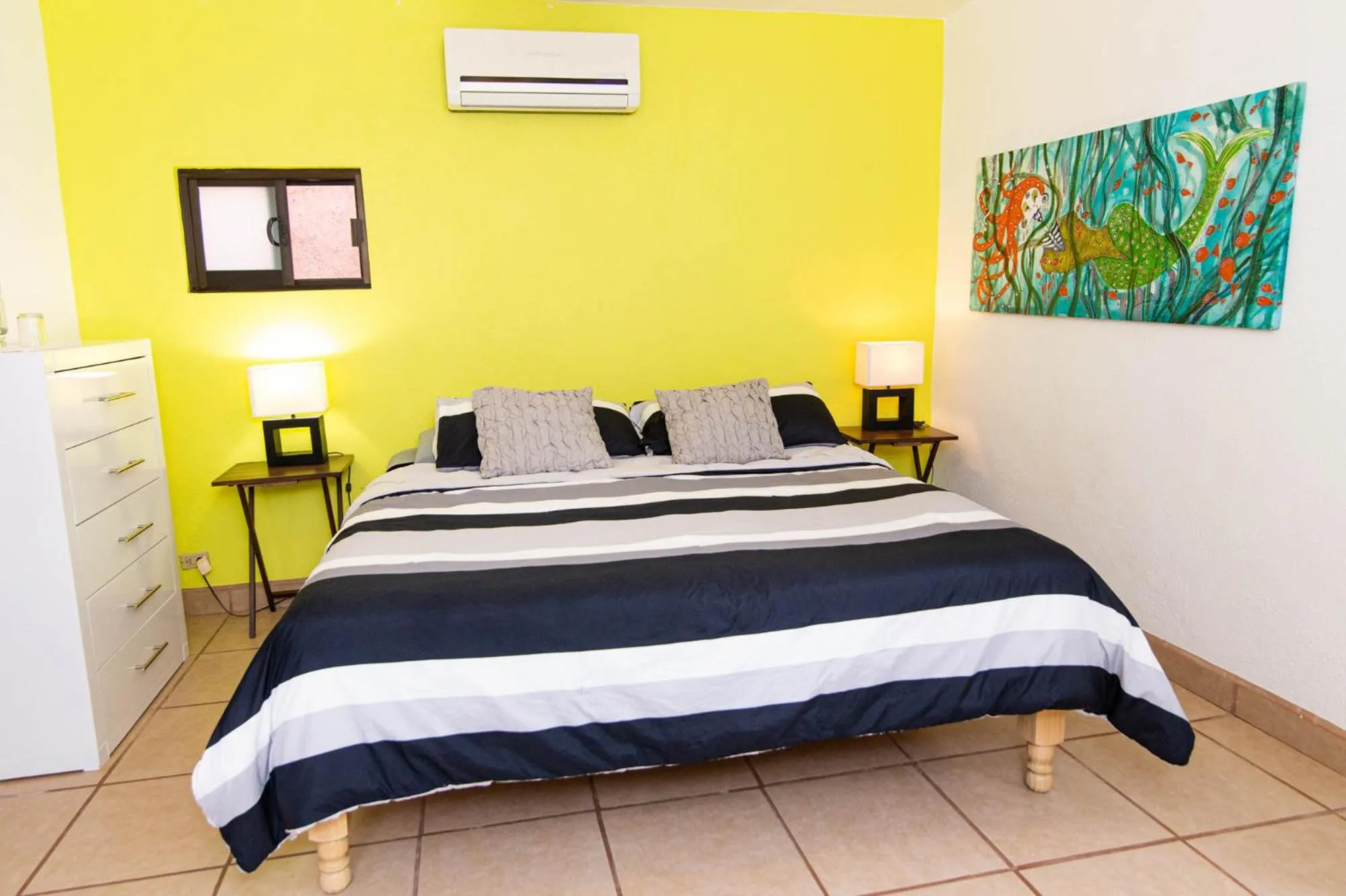 Bed in Baja Joe's Hotel