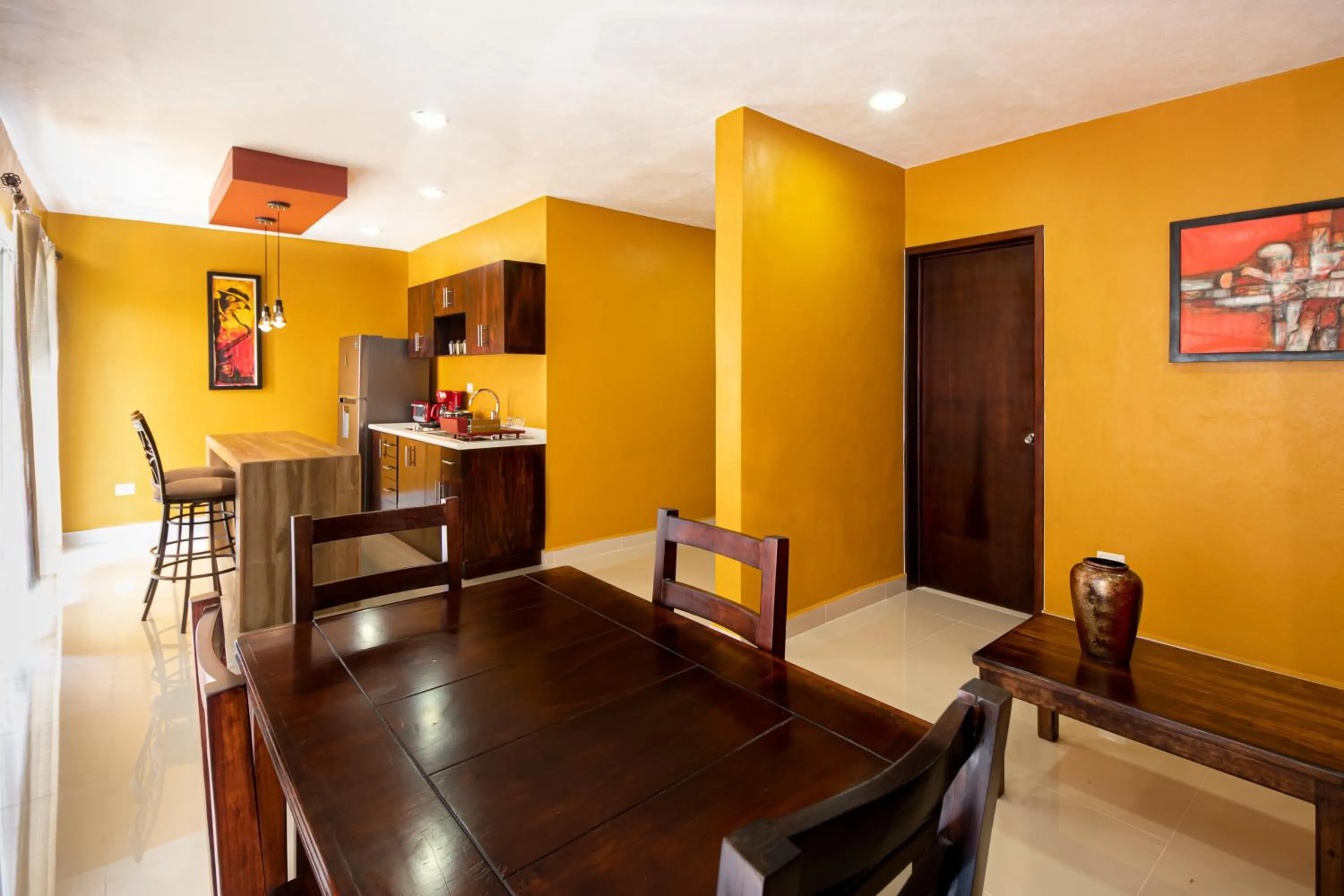 Dining area in PRIME VILLAGE Cozumel